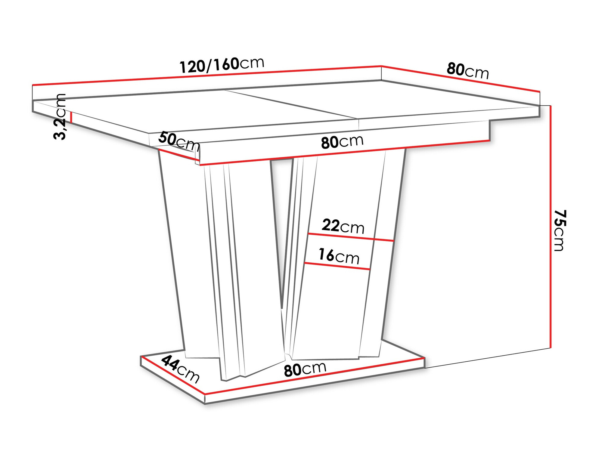 Laud Goodyear 130 (Valge marmor)