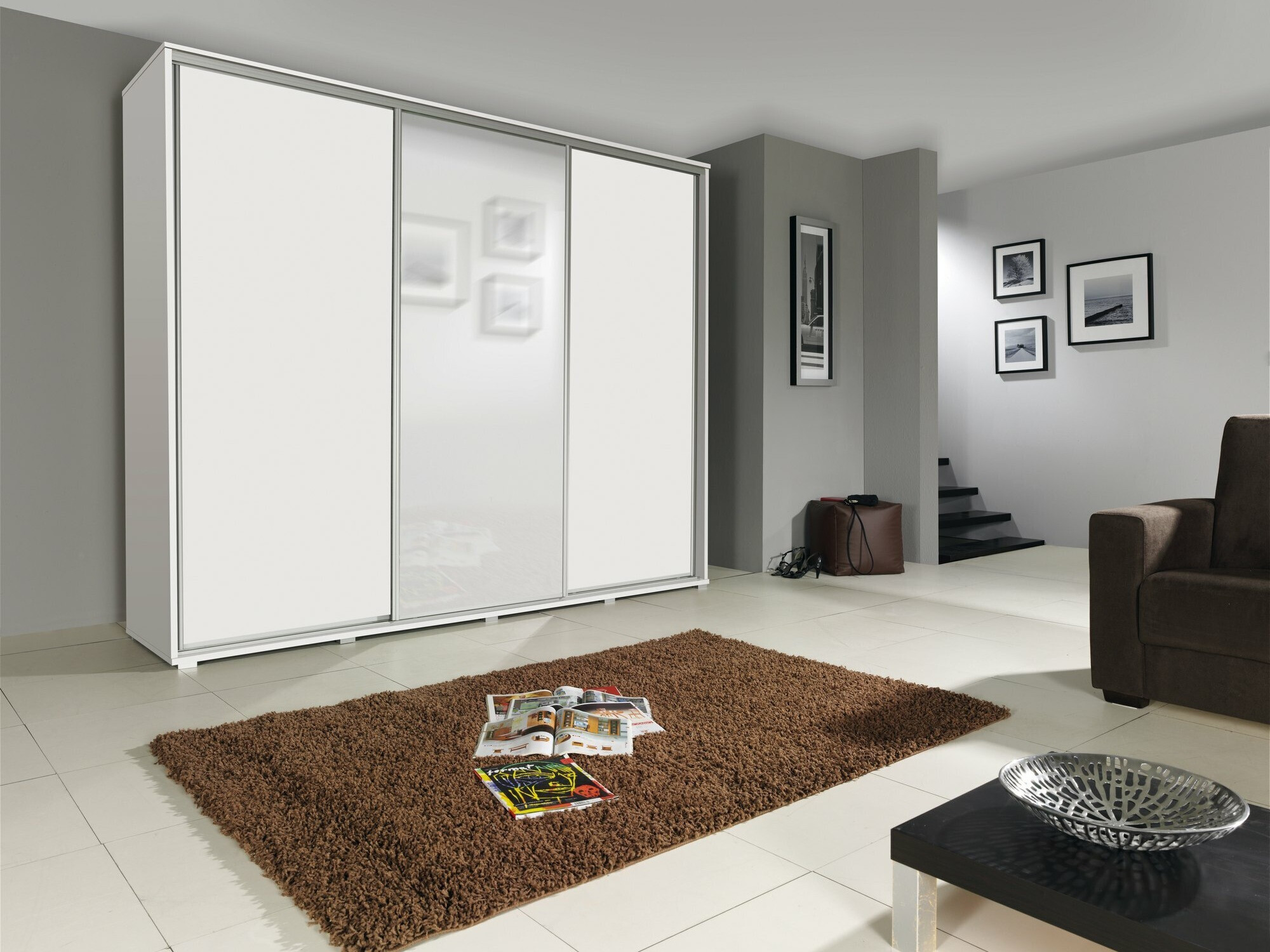 Riidekapp Murrieta 102 (Valge)