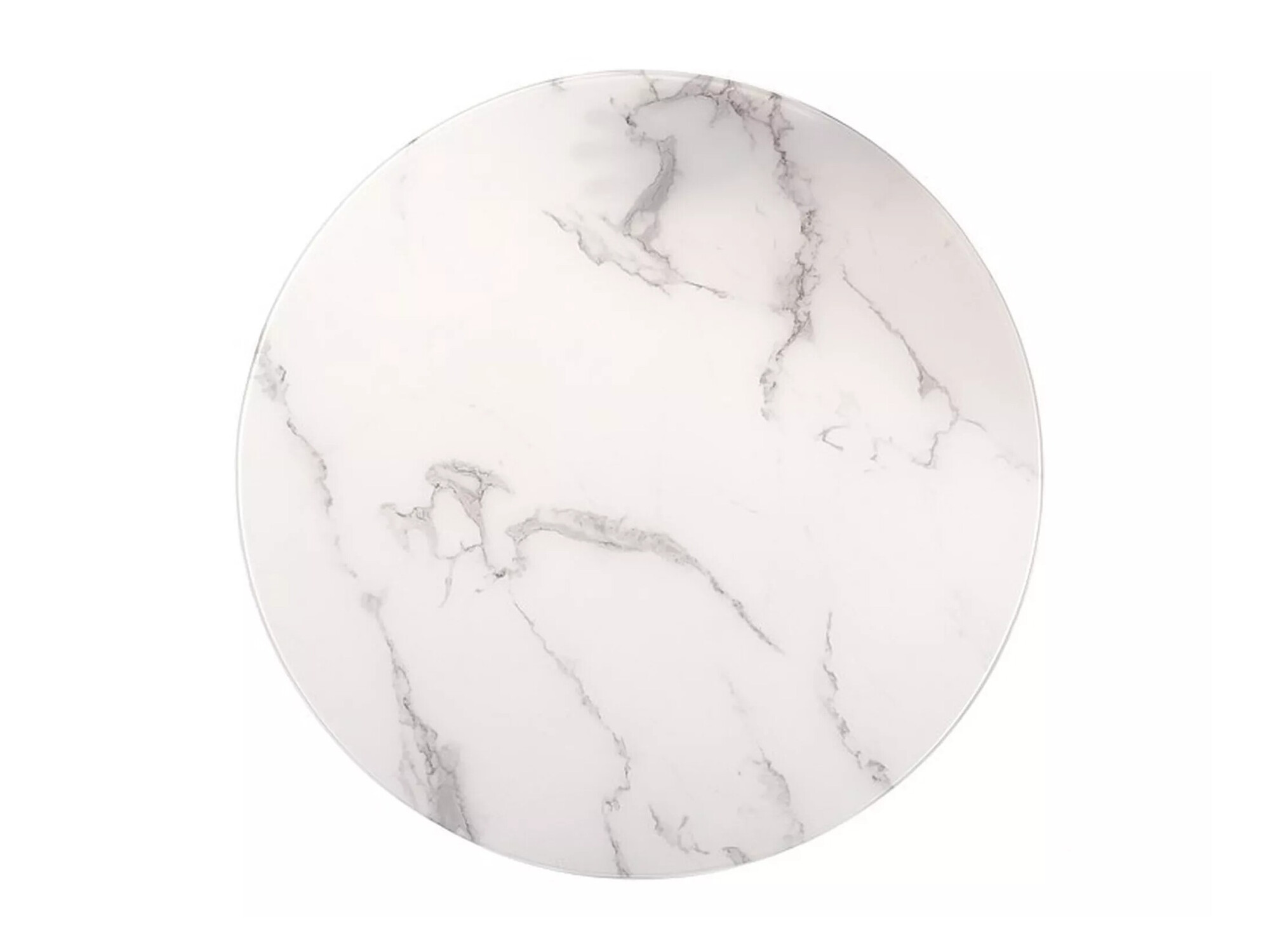 Kõrvallaudade komplekt Detroit 495 (Hõbedane + Valge marmor)