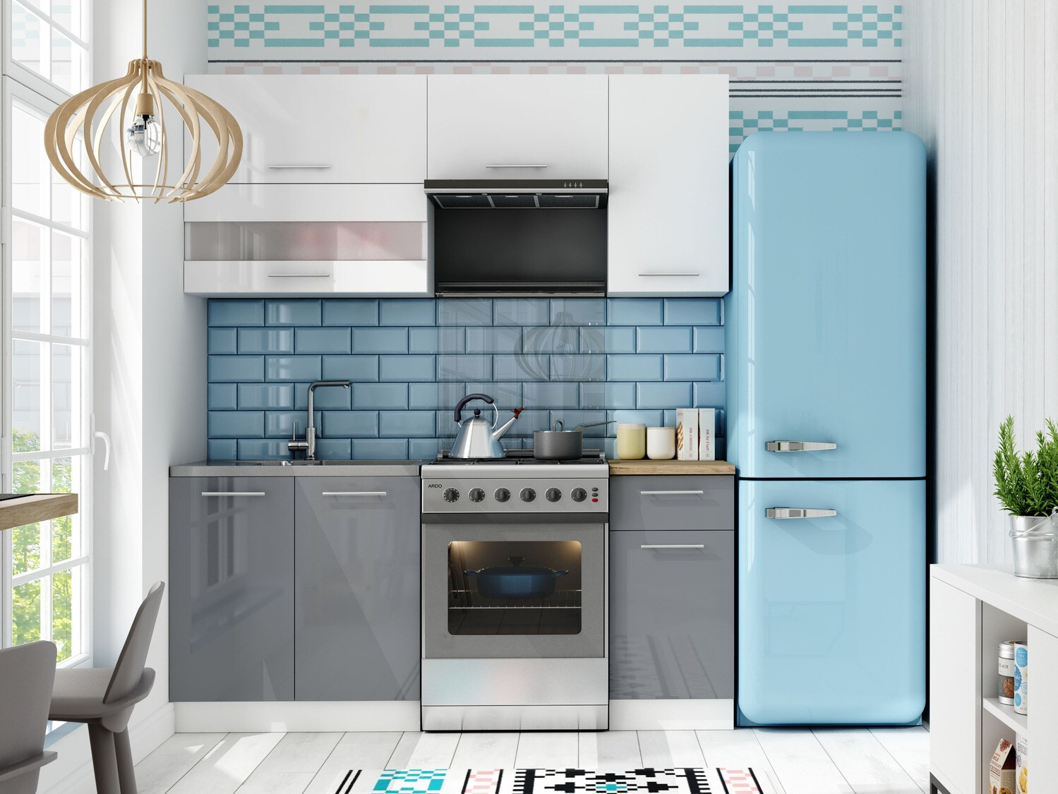 Moodul köögikomplekt Tiffa Mix 100