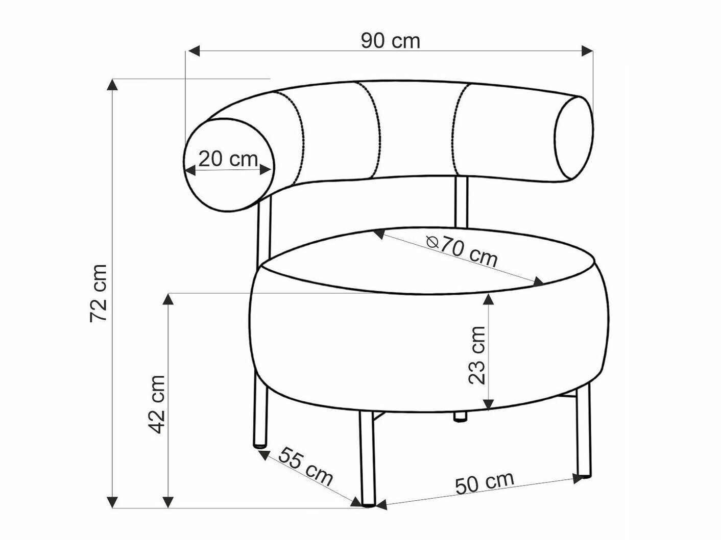 Tugitool Houston 2052 (Pruun)
