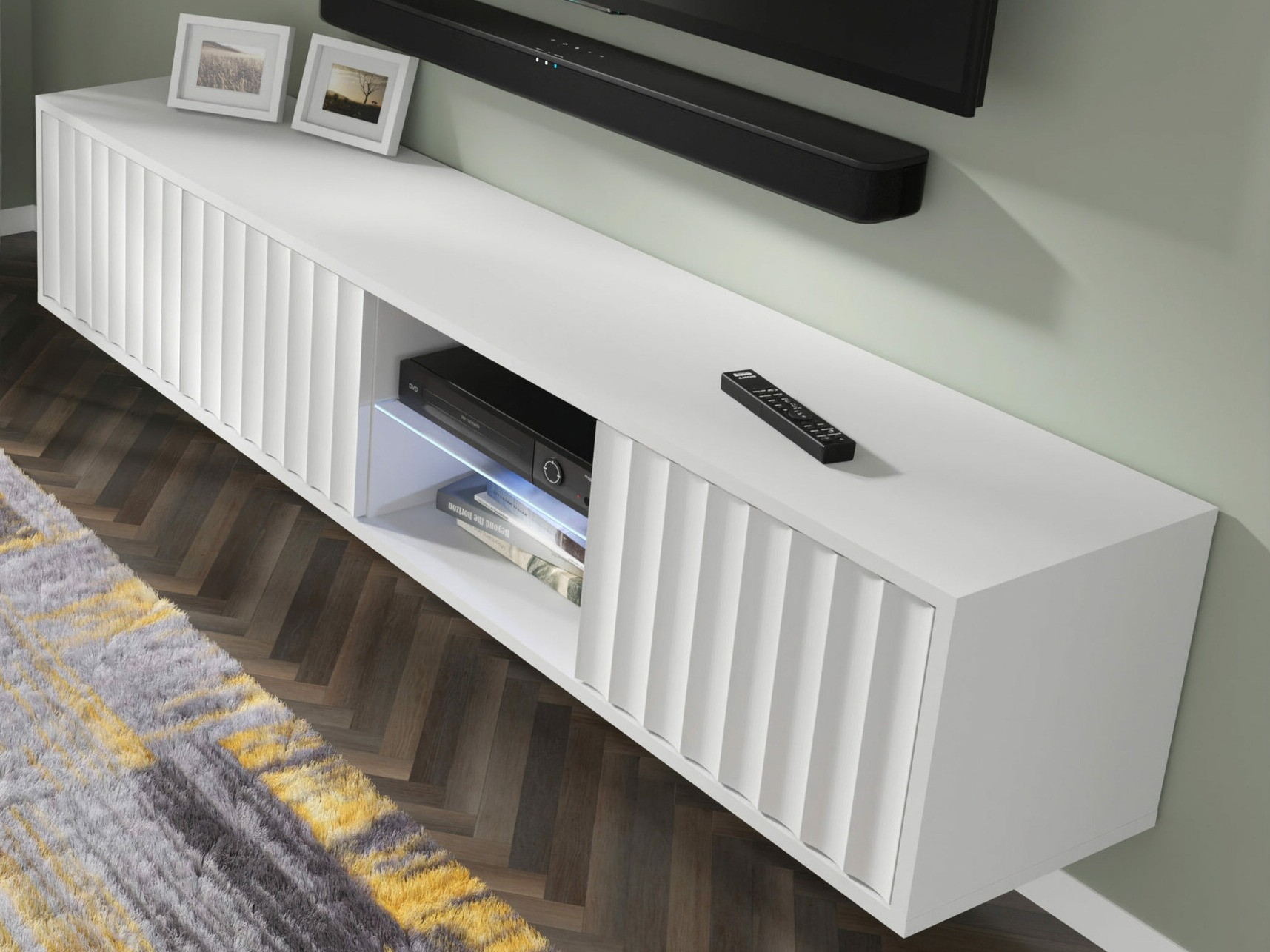 TV-alus Buffalo 182 (Matt valge)