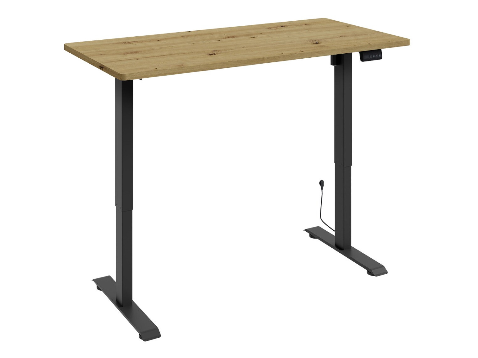 Reguleeritava kõrgusega töölaud Buffalo 184 (Must)