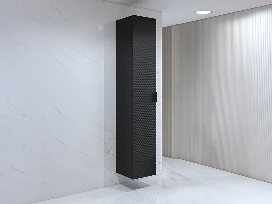 Vannitoa seinakapp Liretu 105 (Must)