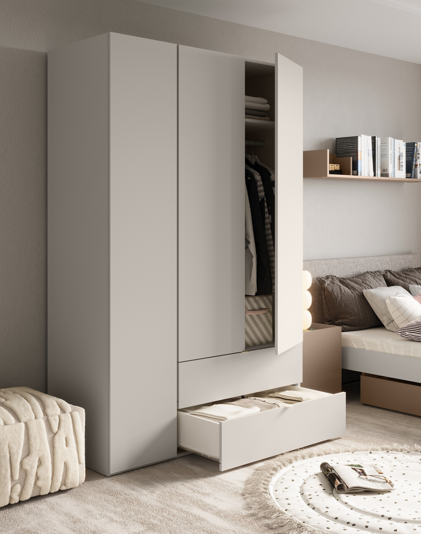 Riidekapp Tivseva 100