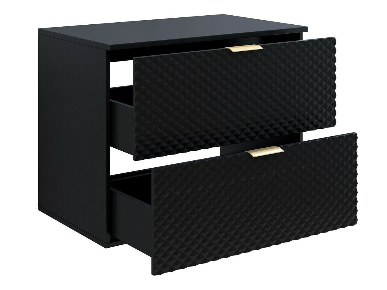 Vannitoa põrandakapp kraanikausile Liretu 107 (Must)