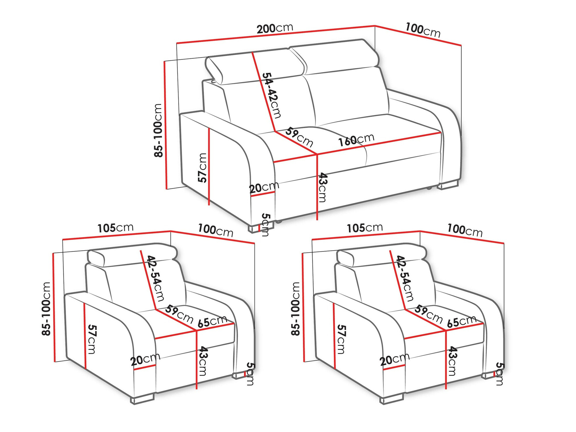 Pehme mööbli komplekt Etrcala 106 (Crown 16)