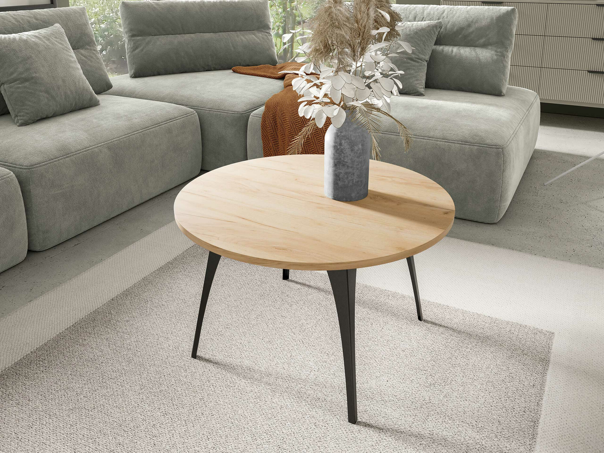 Diivanilaud Oswego 126 (Käsitöö kuldne tamm)