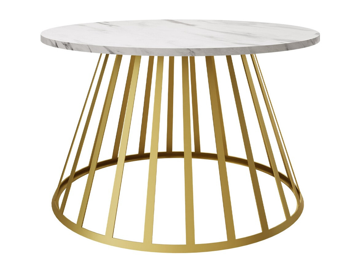 Diivanilaud Oswego 129 (Valge marmor)