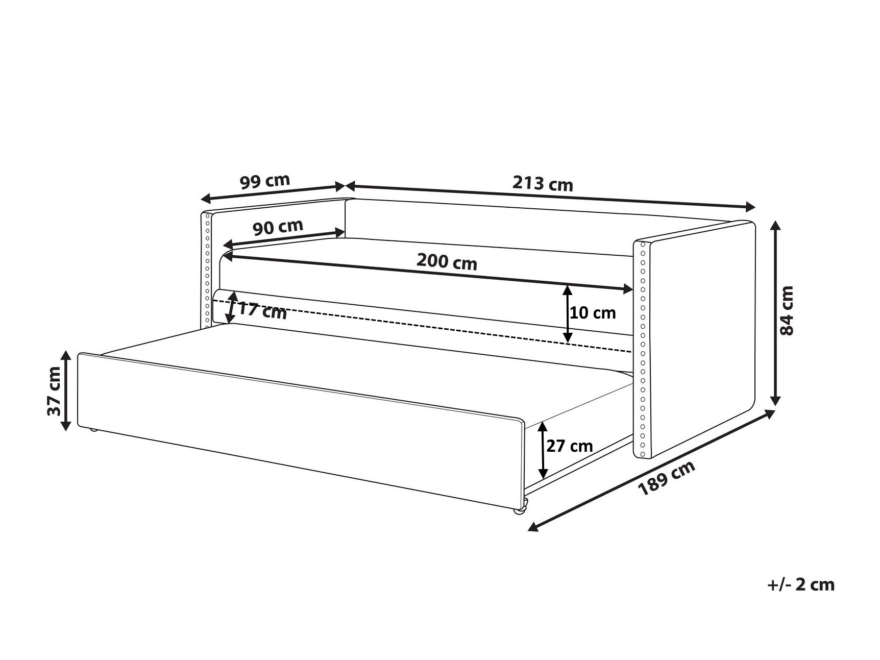 Voodi Berwyn 1228 (Helehall)