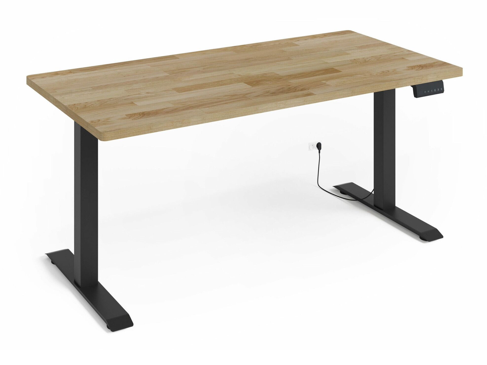 Reguleeritava kõrgusega töölaud Buffalo 187 (Must)