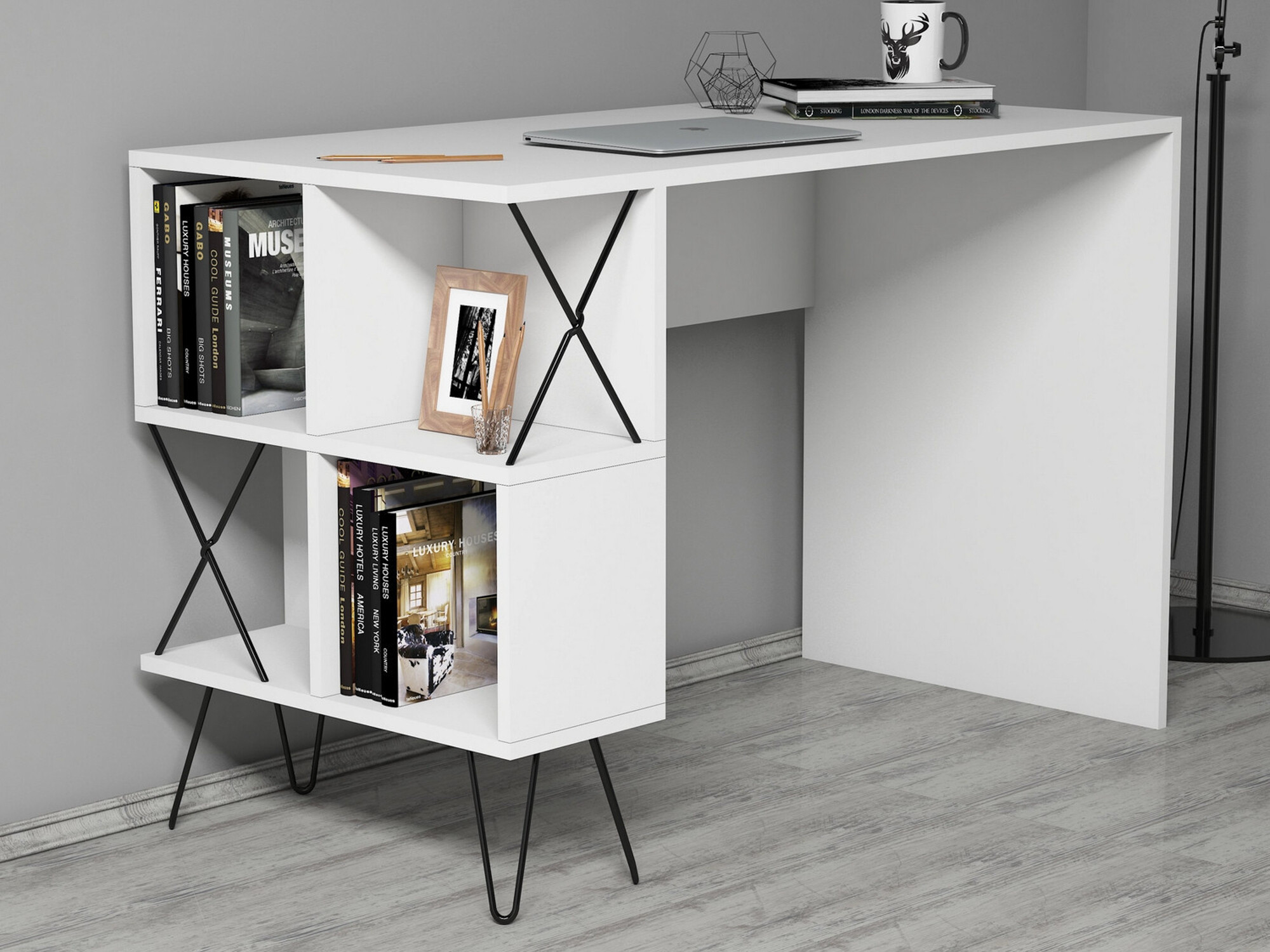 Kirjutuslaud Kailua 139 (Valge)