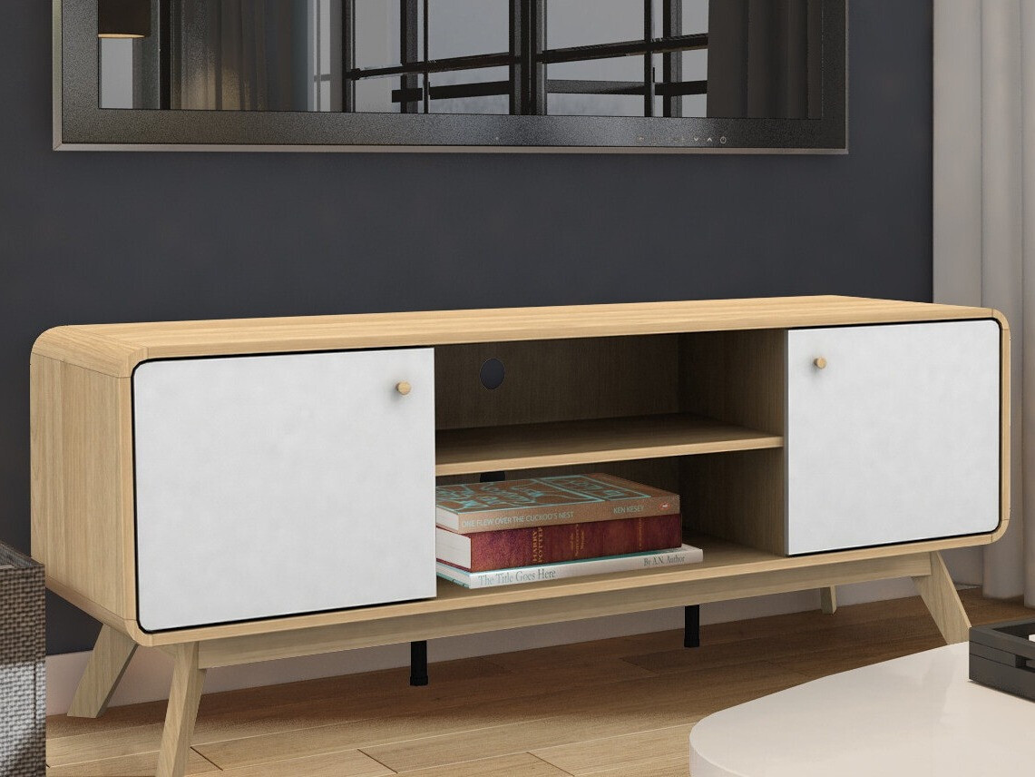 TV-alus Elbtena 107 (Tamm + Valge)