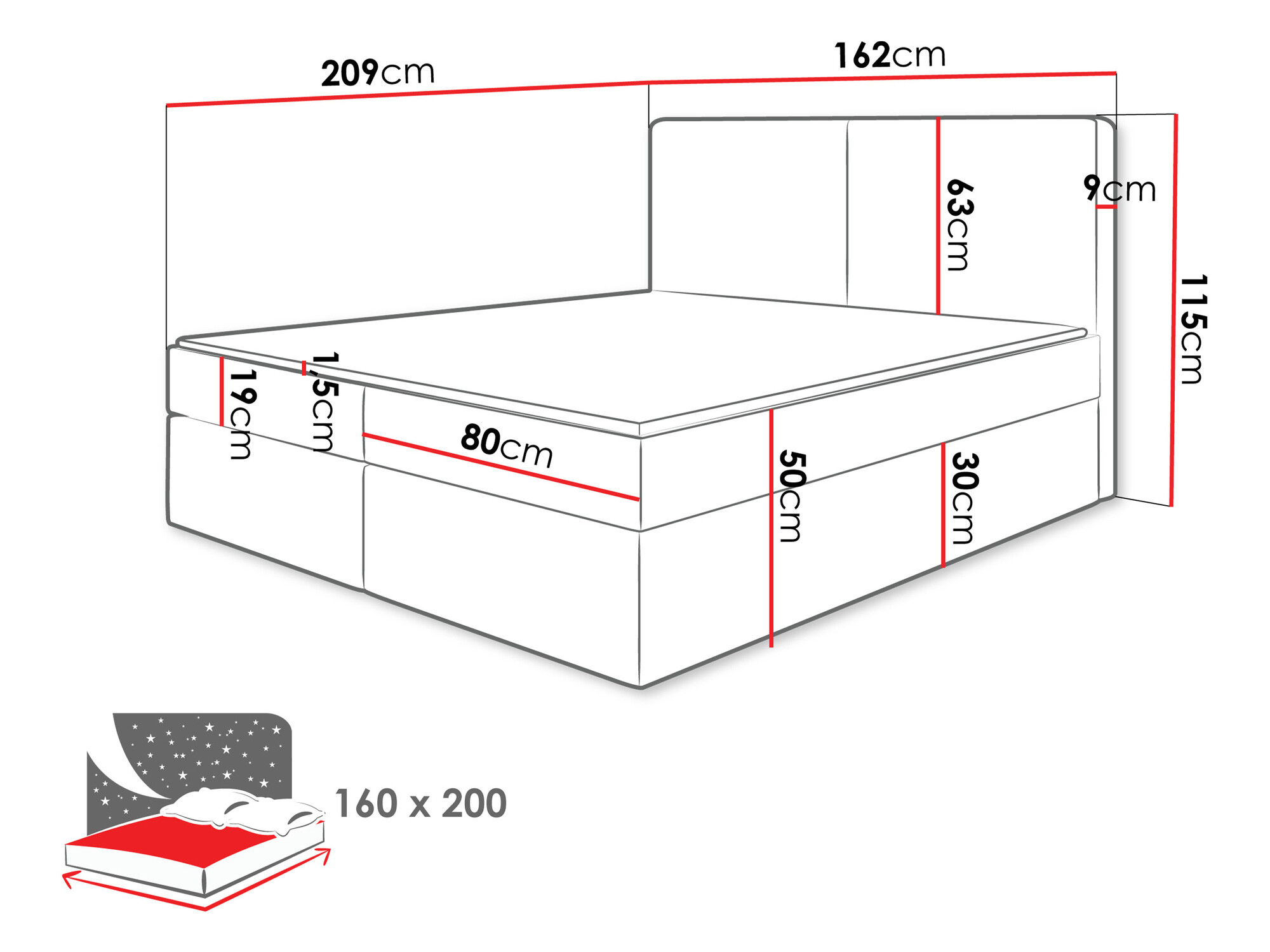 Kontinentaalvoodi Zanesville 100 (Manila 02)
