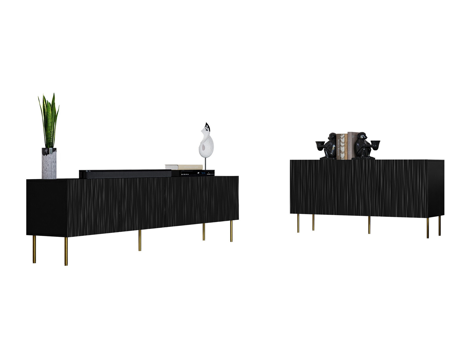 Elutoa komplekt Lorelbo 104 (Must + Kuldne)