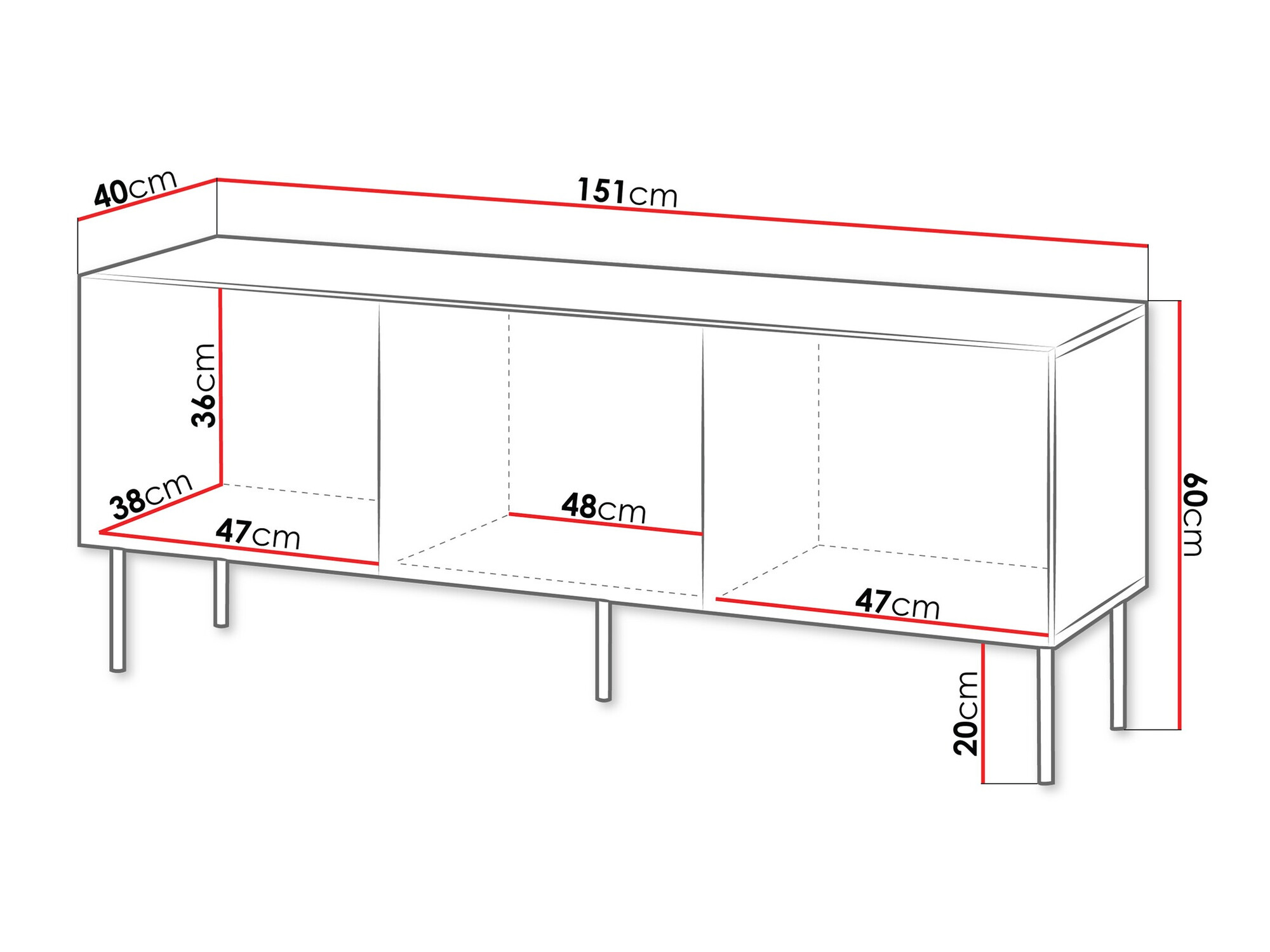 TV-alus Evavese 102 (Must)