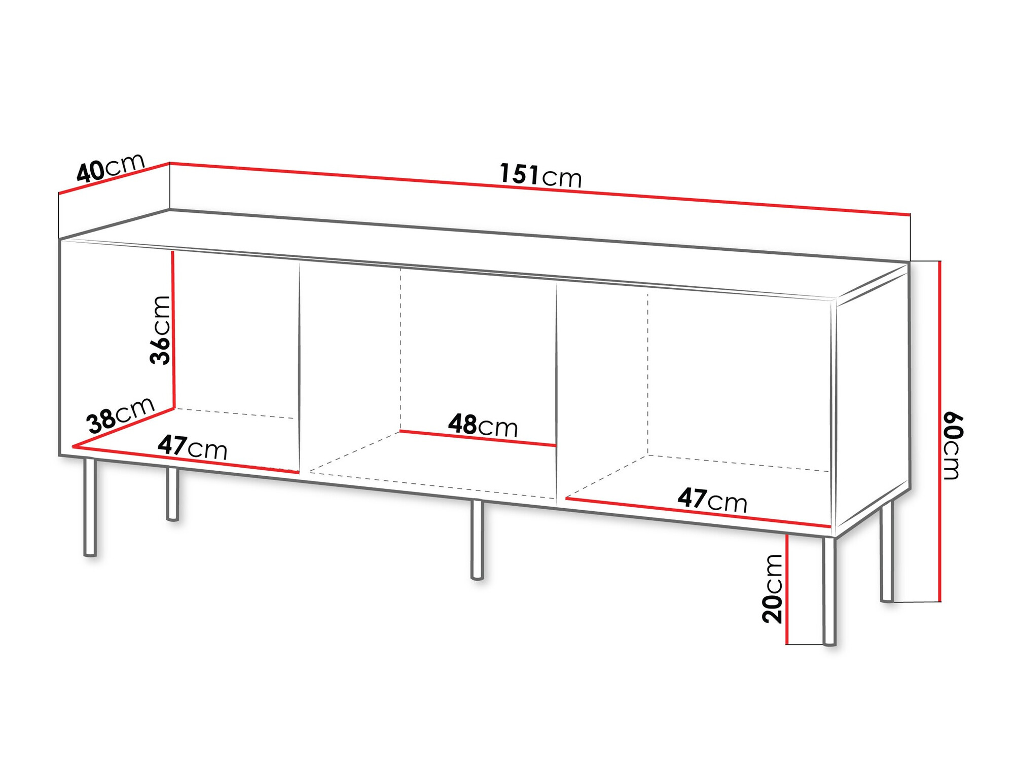 TV-alus Tolfelo 102 (Must)