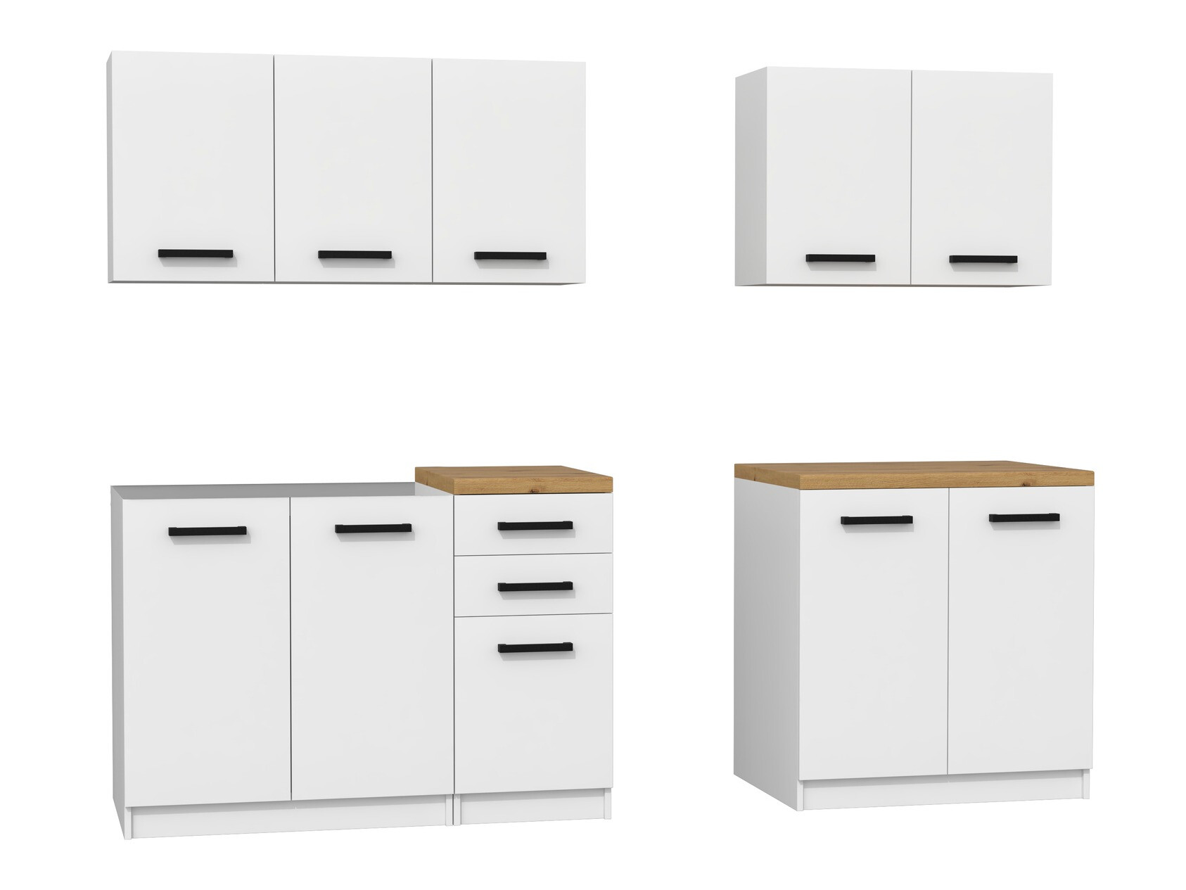 Köögikomplekt Mandeville 240 (Matt valge)