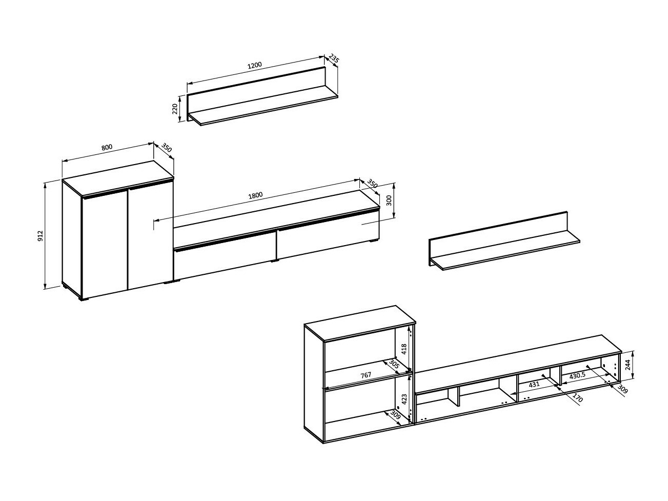 Elutoa komplekt Austin 365 (Wotani tamm)