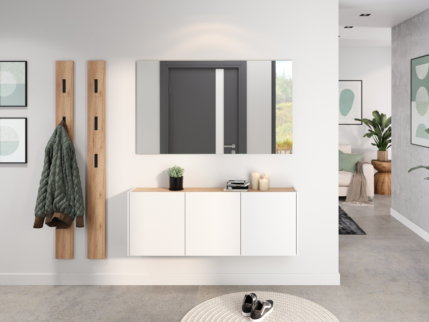 Jalatsikapp Sacramento 433 (Valge)