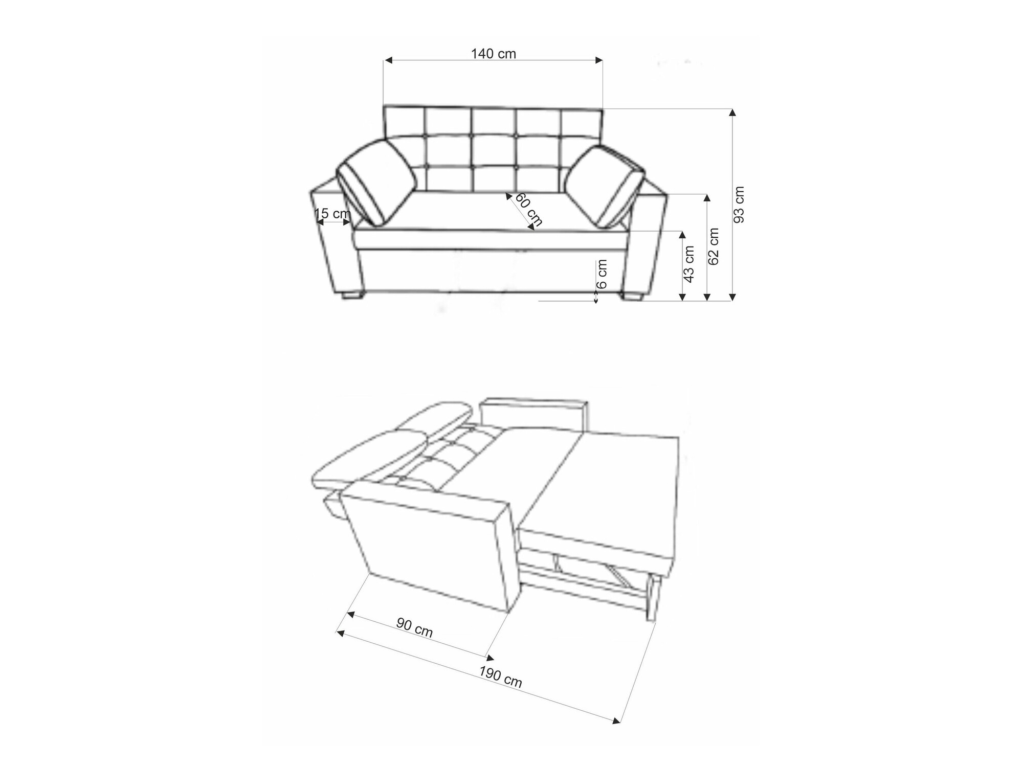 Diivanvoodi Houston 1847 (Beež)