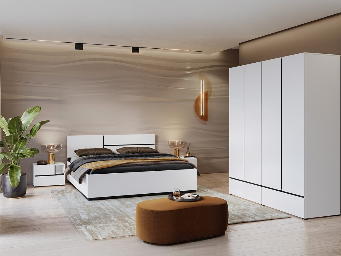 Riidekapp Alfere 119 (Valge)