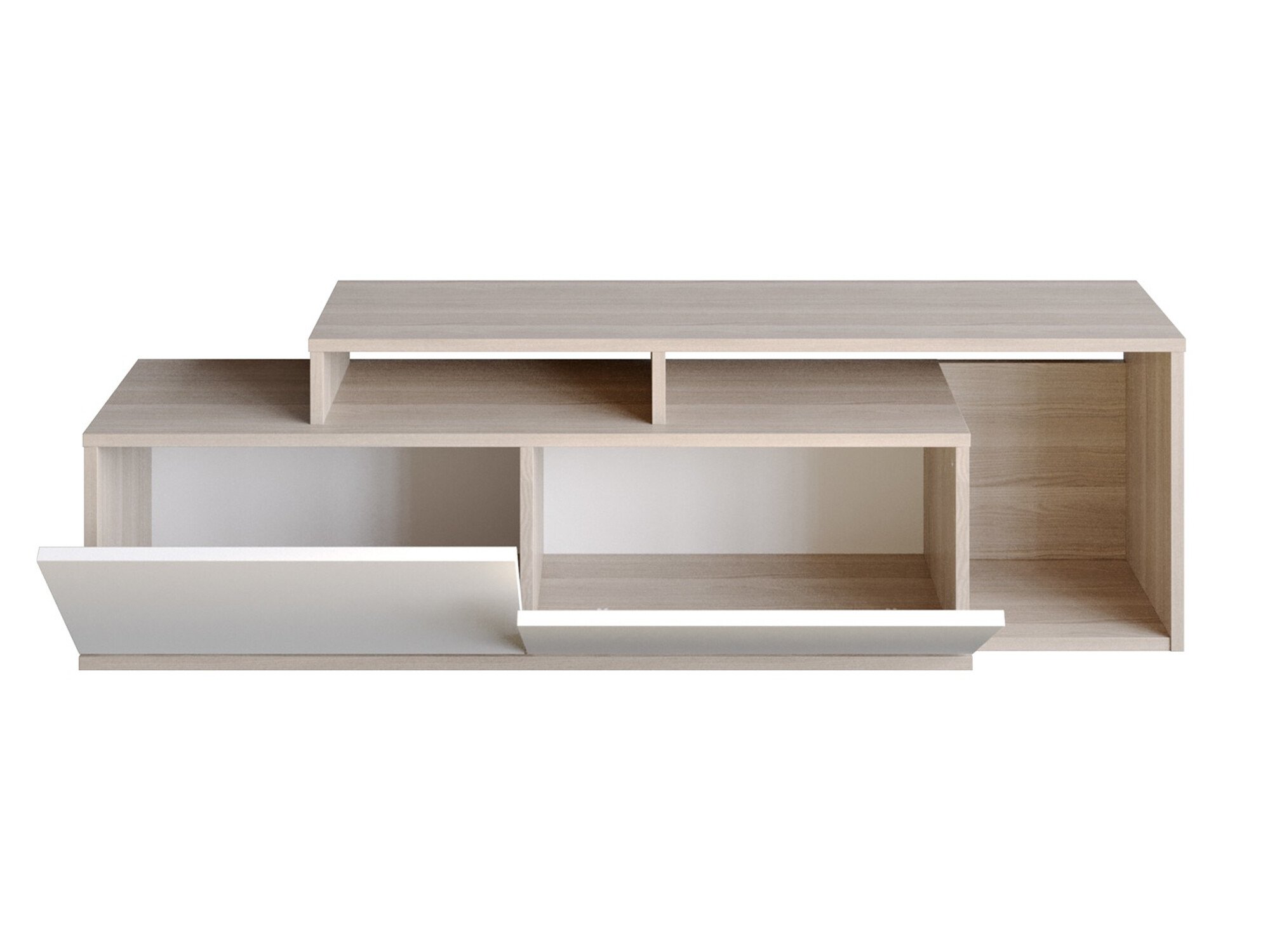 TV-alus Kailua 1319 (Valge + Pähkel)