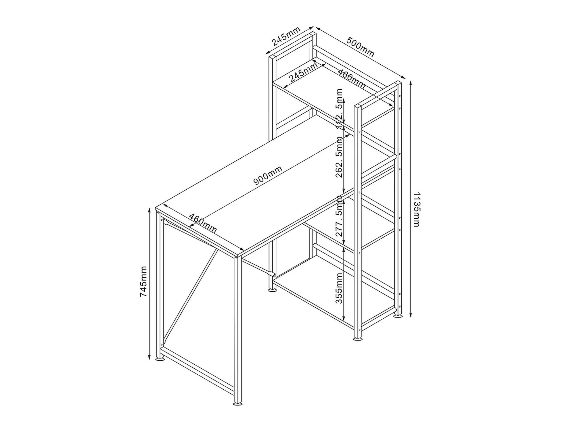 Kirjutuslaud Detroit 527