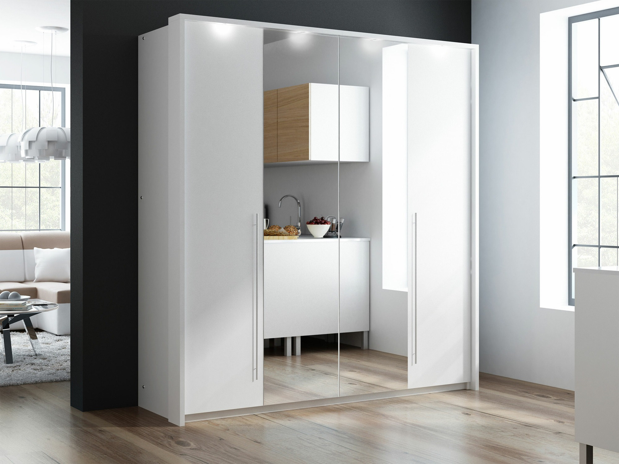 Riidekapp Honolulu 237 (Valge)