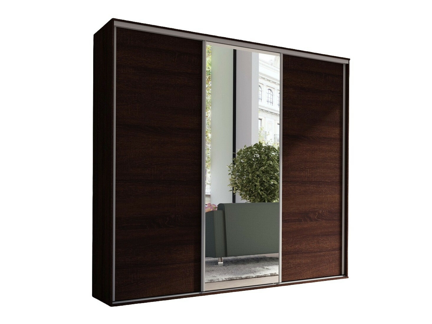 Riidekapp Murrieta 145 (Tume Sonoma tamm)