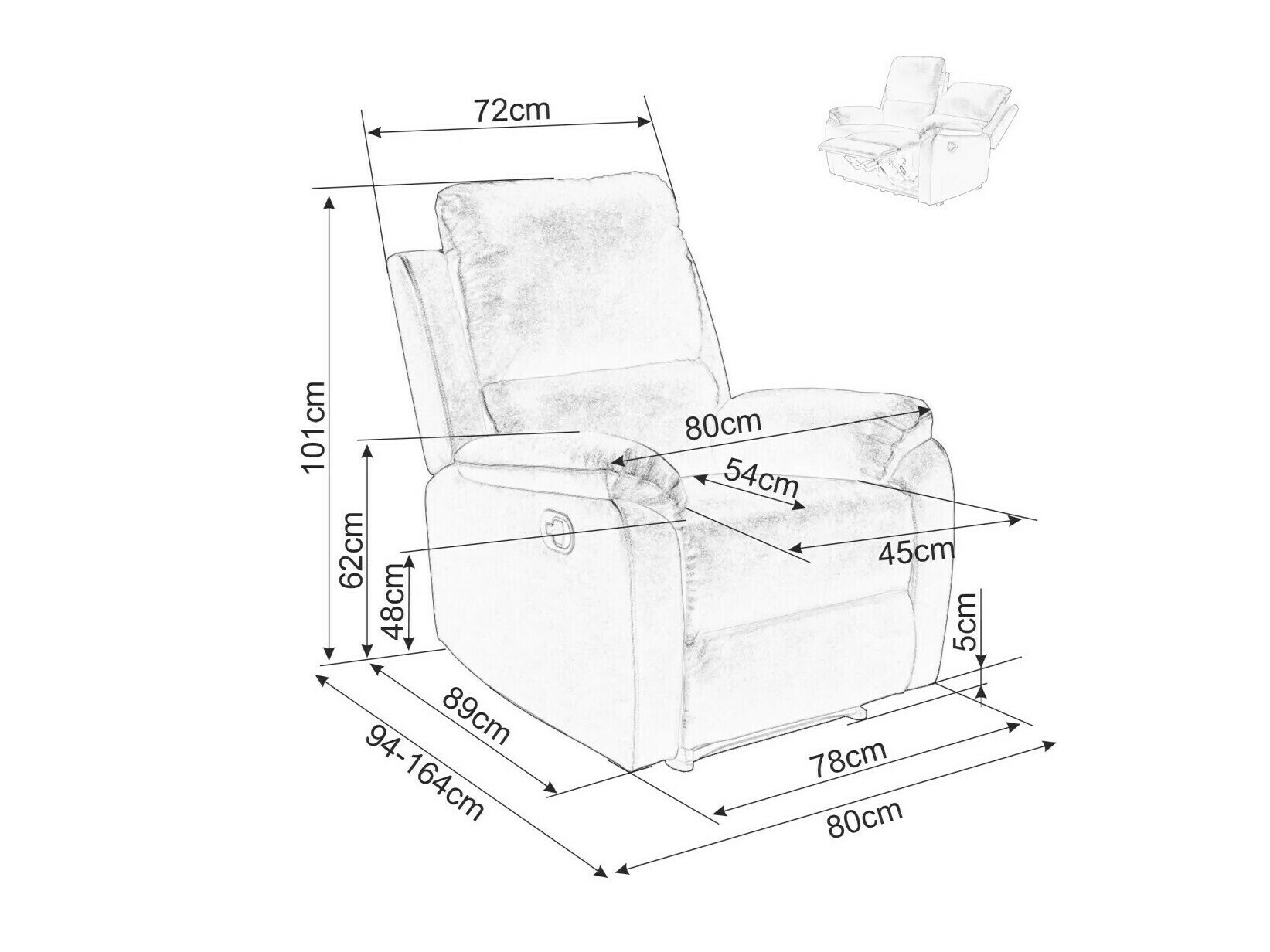 Tugitool recliner Detroit 553