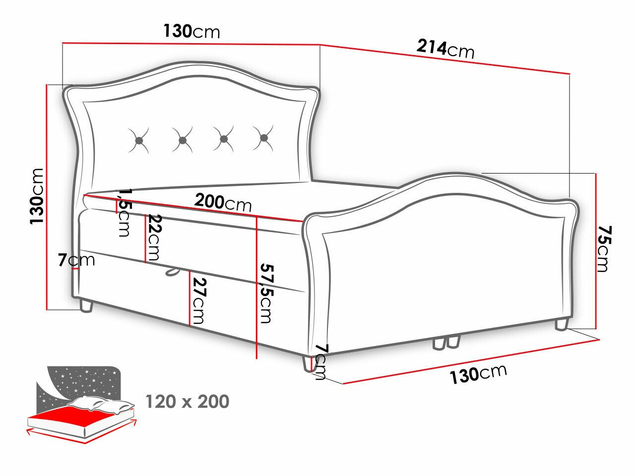 Kontinentaalvoodi Oleum I (Magic Velvet 2260)