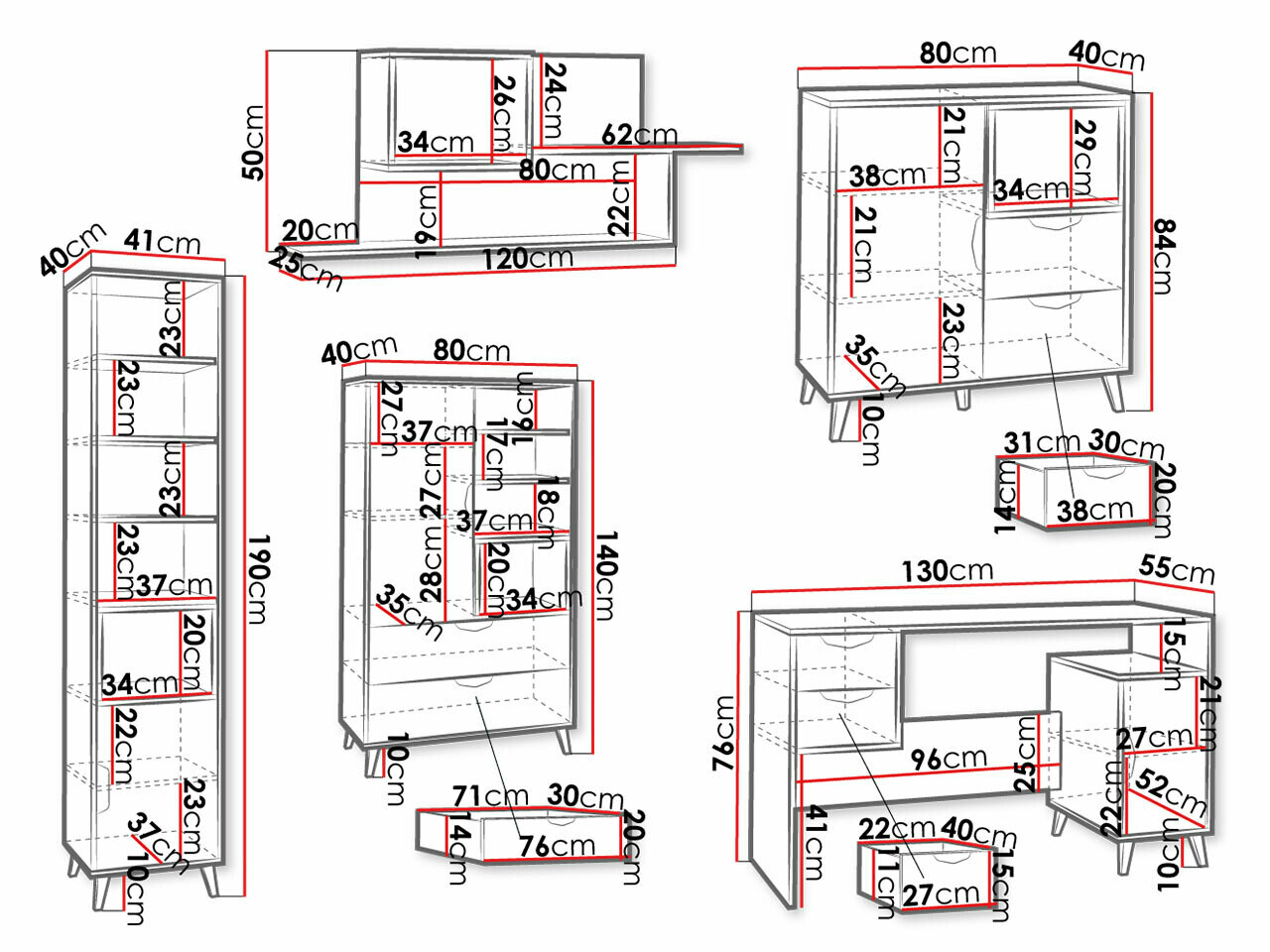 Lastetoa komplekt Domvera 118