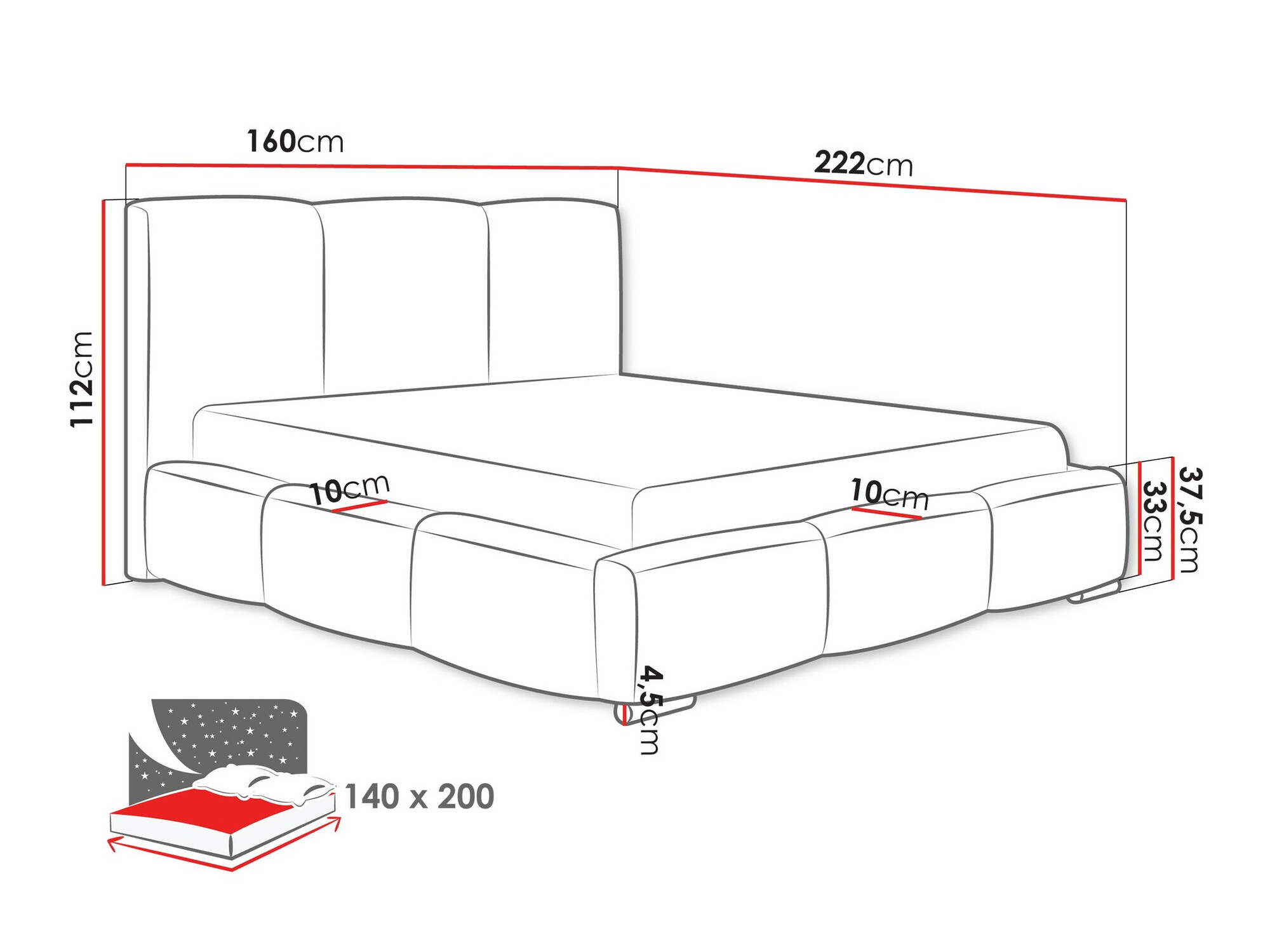 Voodi Comfivo Fabrica (Kronos 19)