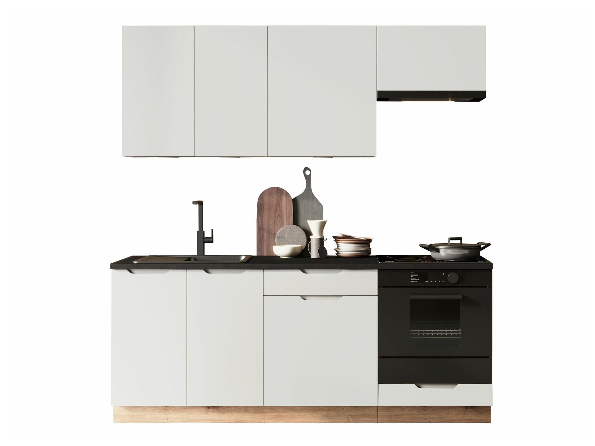 Köögikomplekt Trenton 180 (Helehall + Artisan tamm)