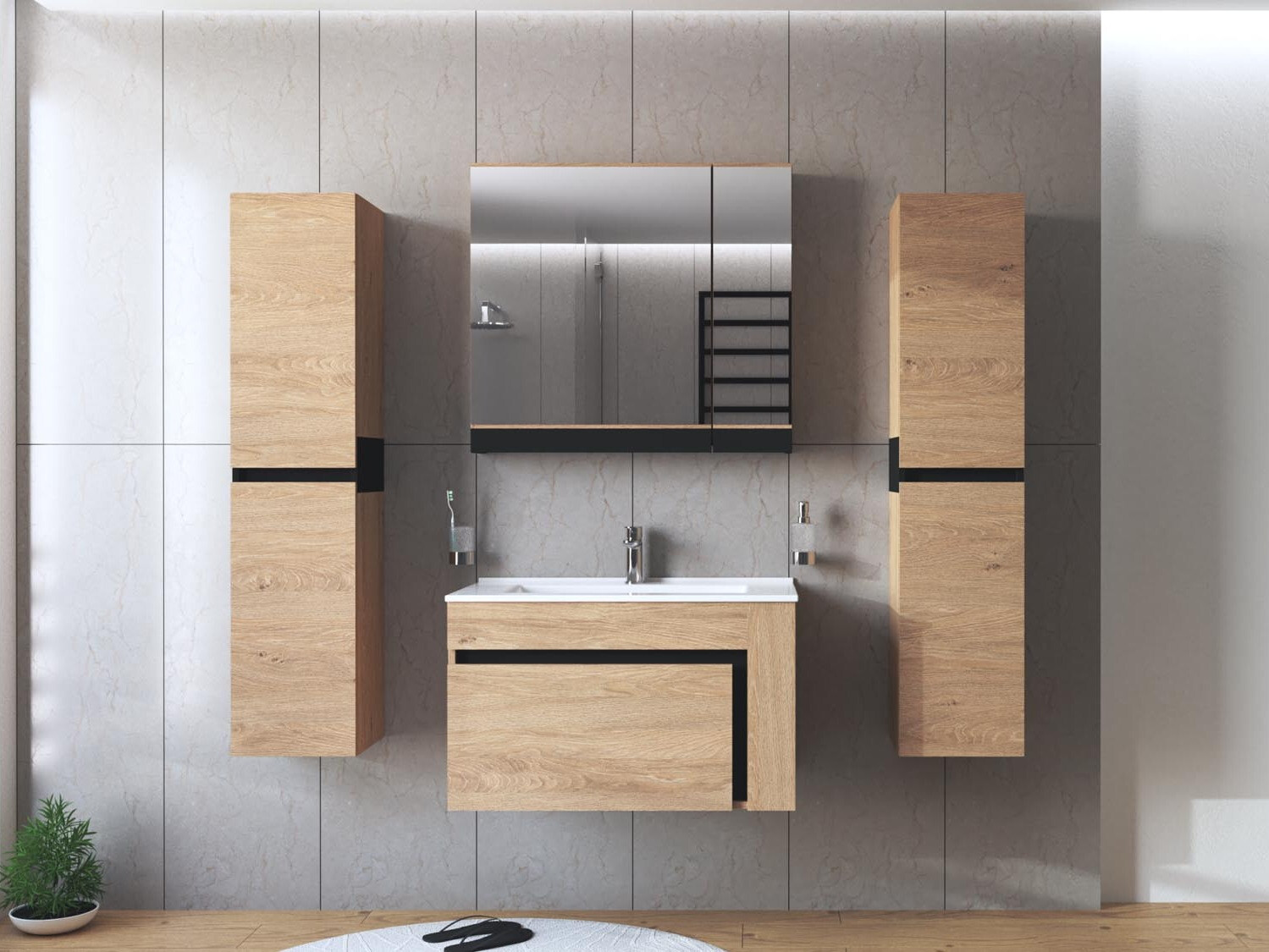 Vannitoa seinakapp Fenetra 100