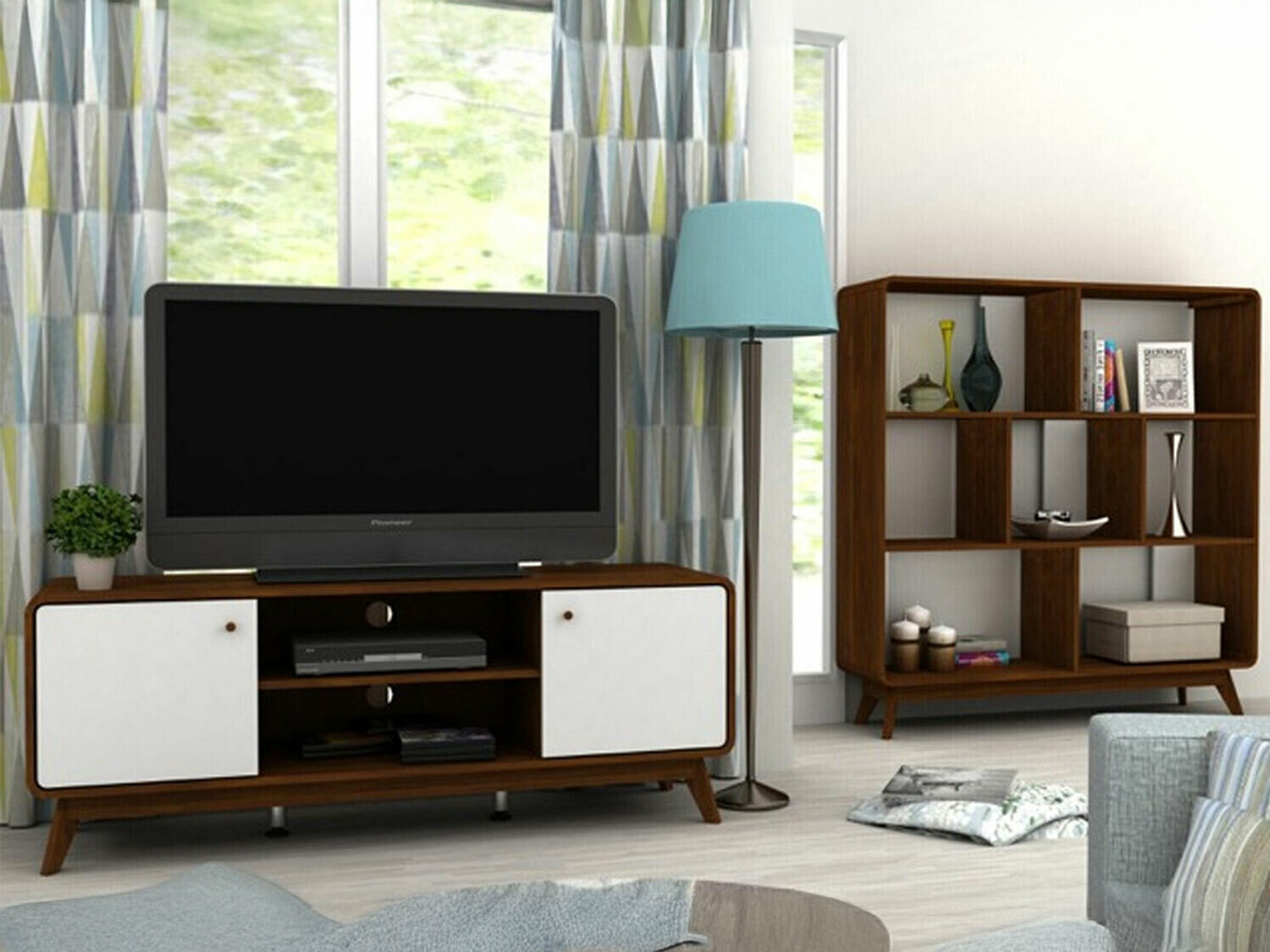 Elutoa komplekt Elbtena 113 (Pähkel + Valge)