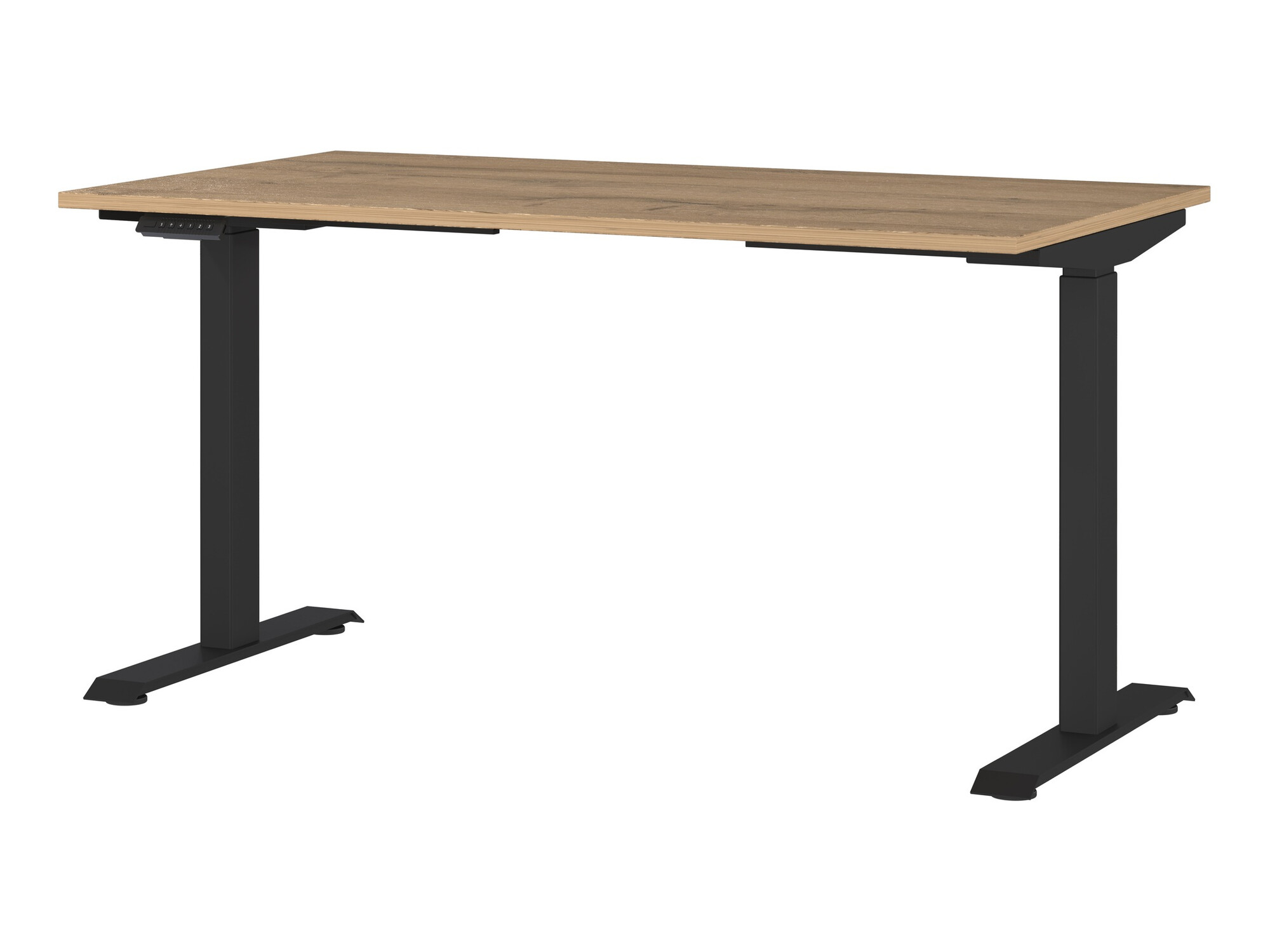 Reguleeritava kõrgusega töölaud Eliromo 117 (Grandson tamm + Must)