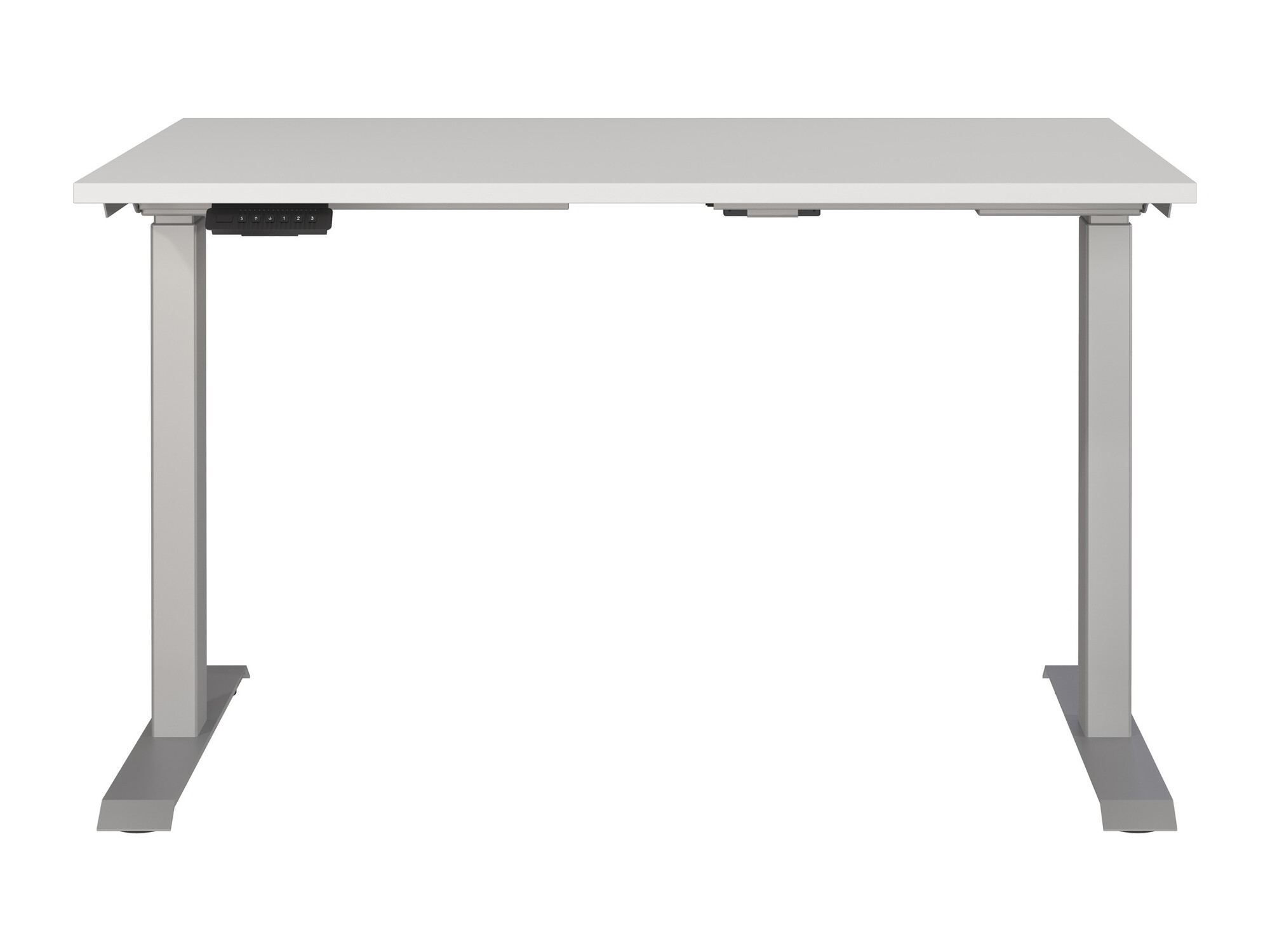 Reguleeritava kõrgusega töölaud Eliromo 118 (Helehall + Hõbedane)