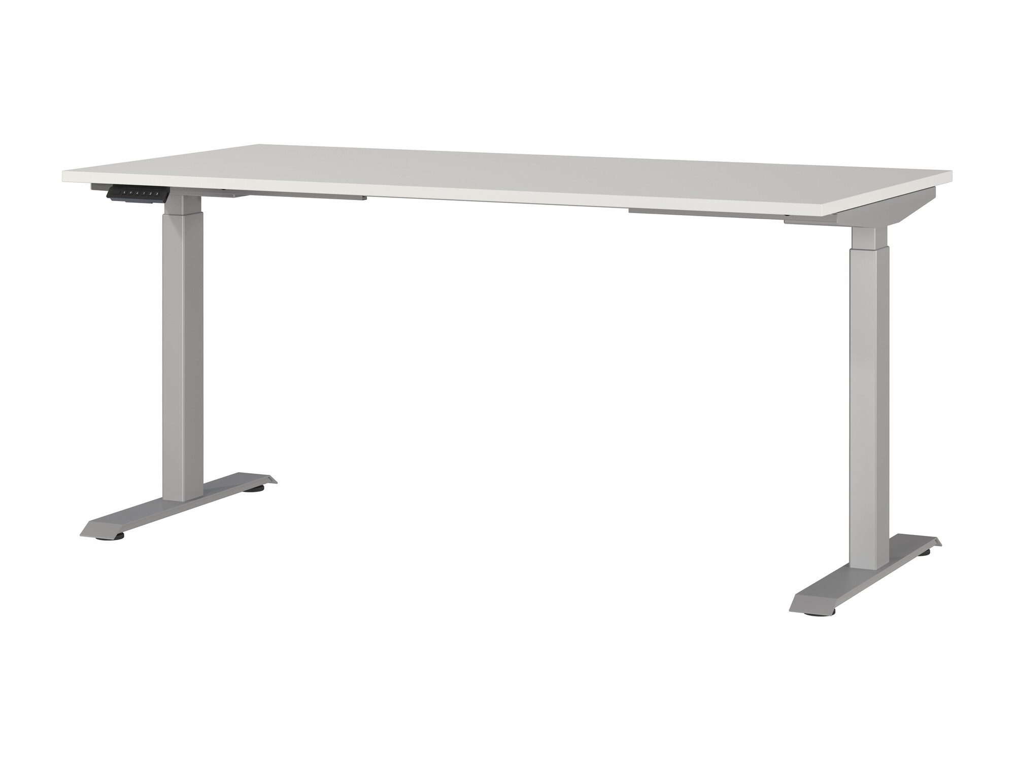 Reguleeritava kõrgusega töölaud Eliromo 119 (Helehall + Hõbedane)