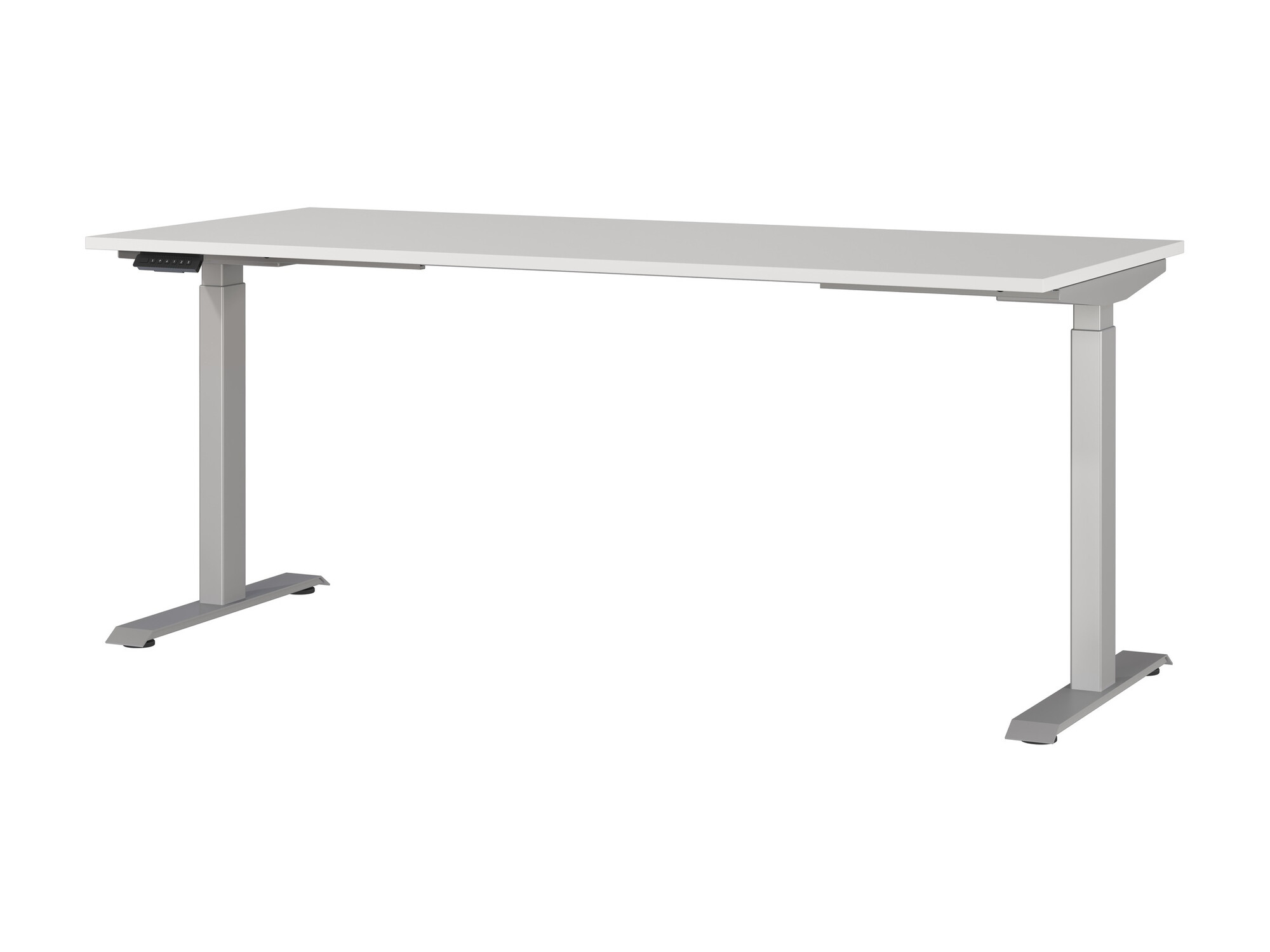 Reguleeritava kõrgusega töölaud Eliromo 120 (Helehall + Hõbedane)