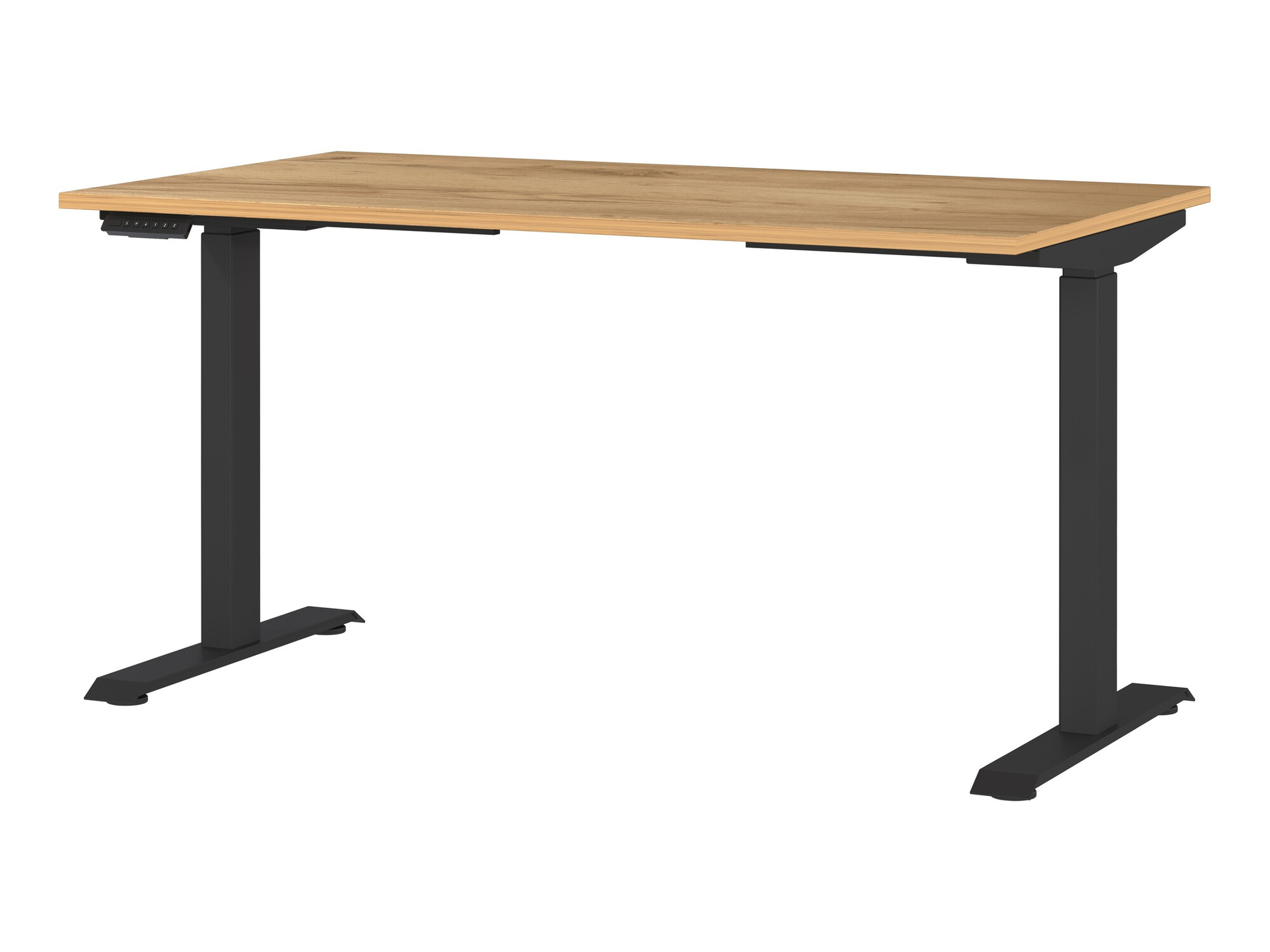 Reguleeritava kõrgusega töölaud Sacramento 415 (Navarra tamm + Must)