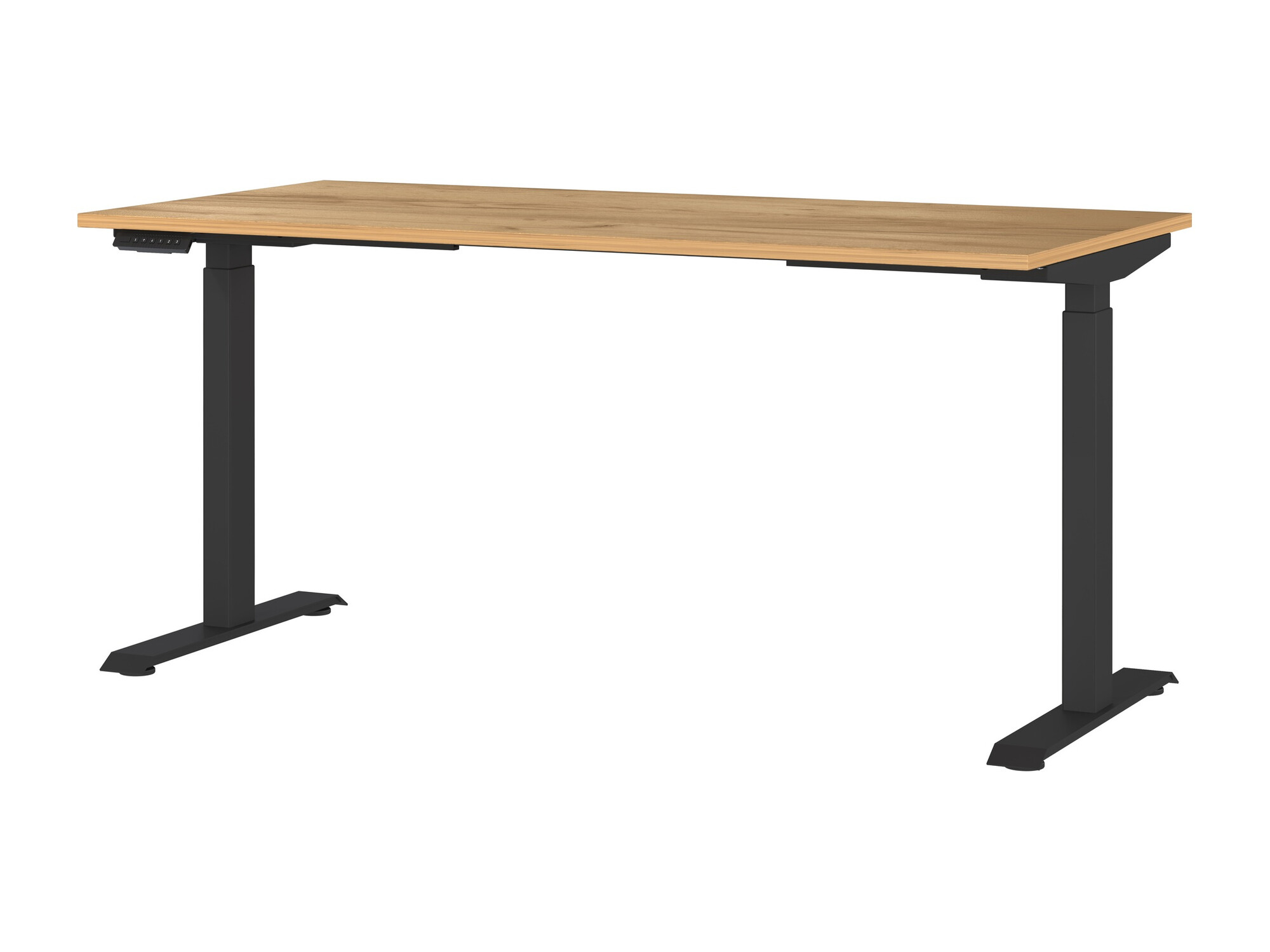 Reguleeritava kõrgusega töölaud Sacramento 416 (Navarra tamm + Must)