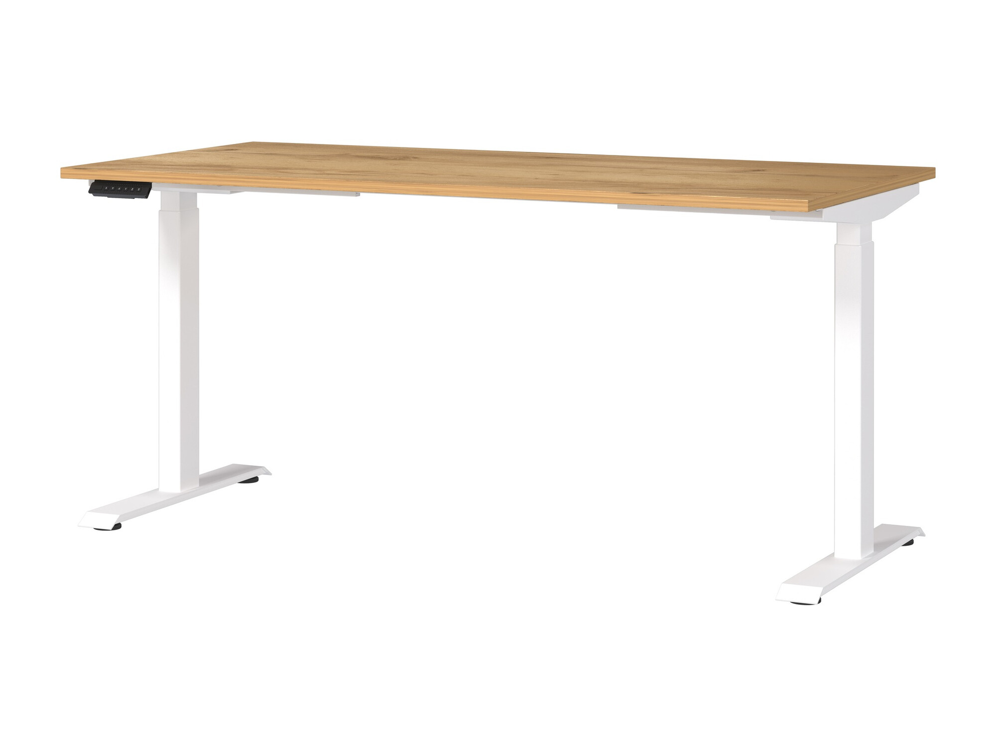Reguleeritava kõrgusega töölaud Sacramento 416 (Navarra tamm + Valge)