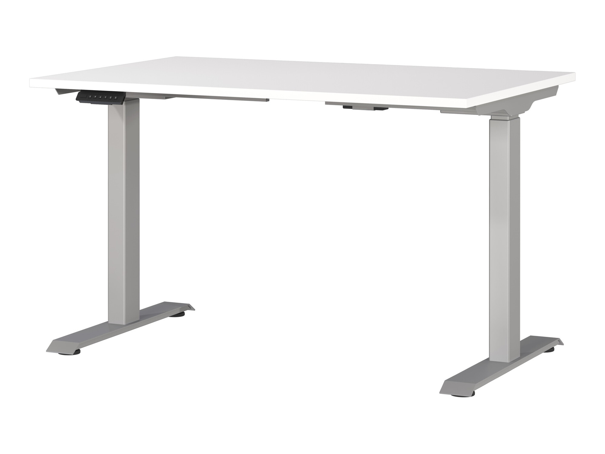 Reguleeritava kõrgusega töölaud Sacramento 417 (Valge + Hõbedane)