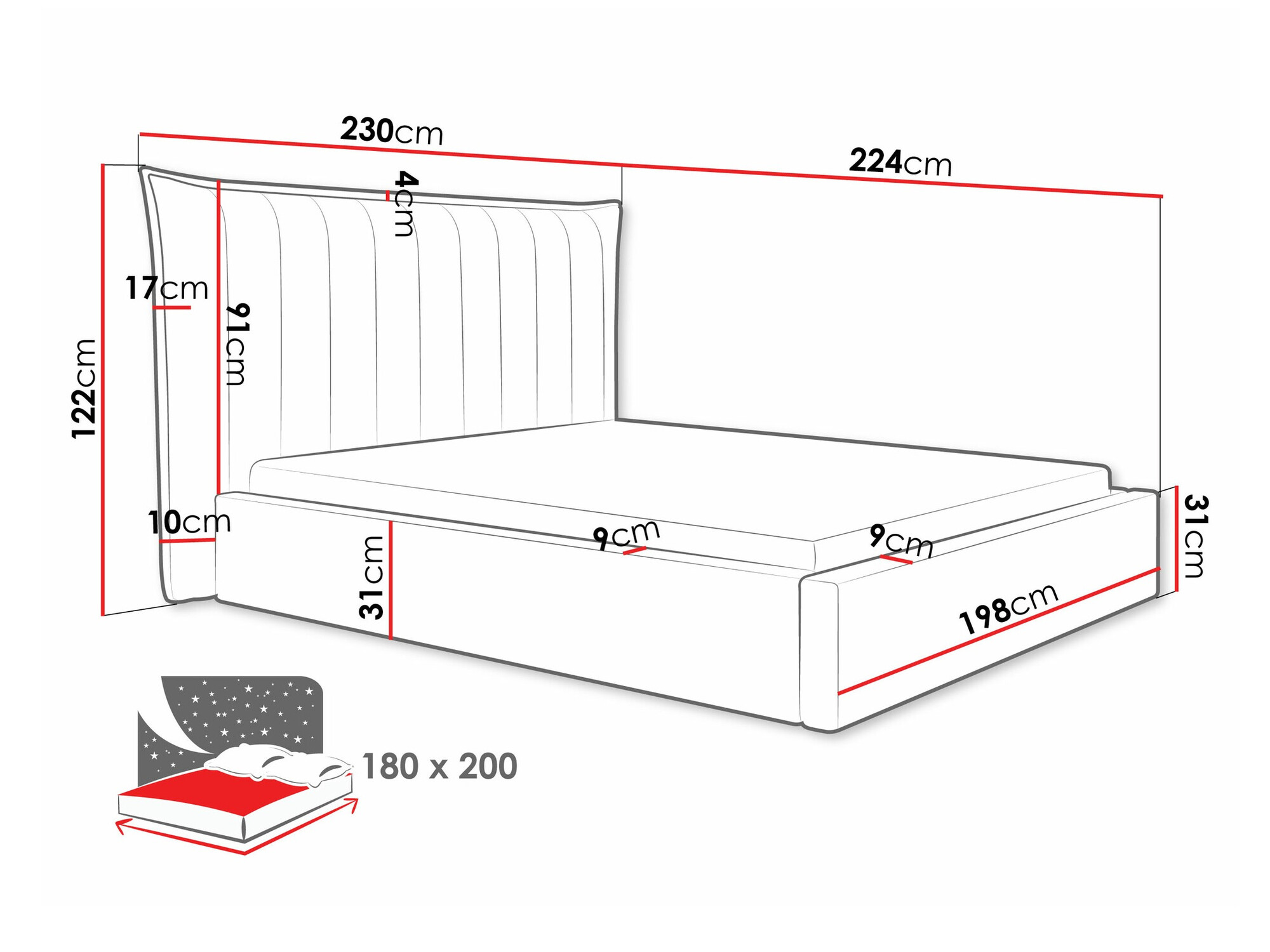 Voodi Comfivo 382 (Paros 1)