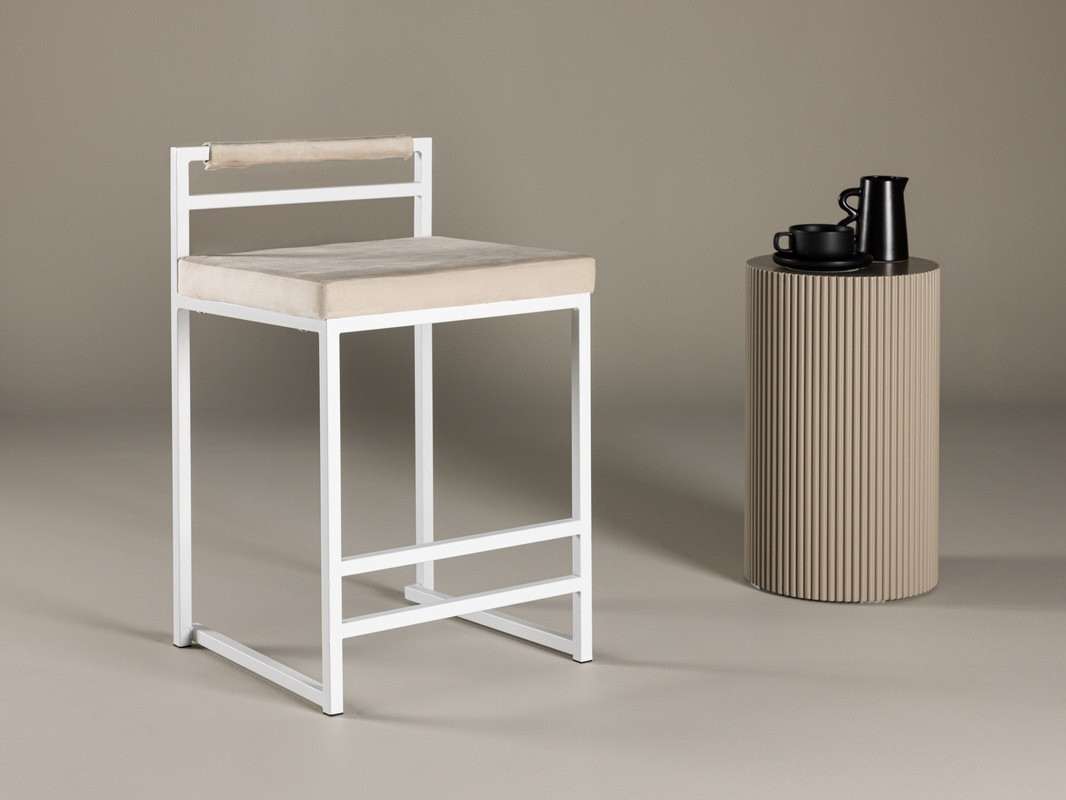 Baaritool Dallas 4519 (Valge + Beež)