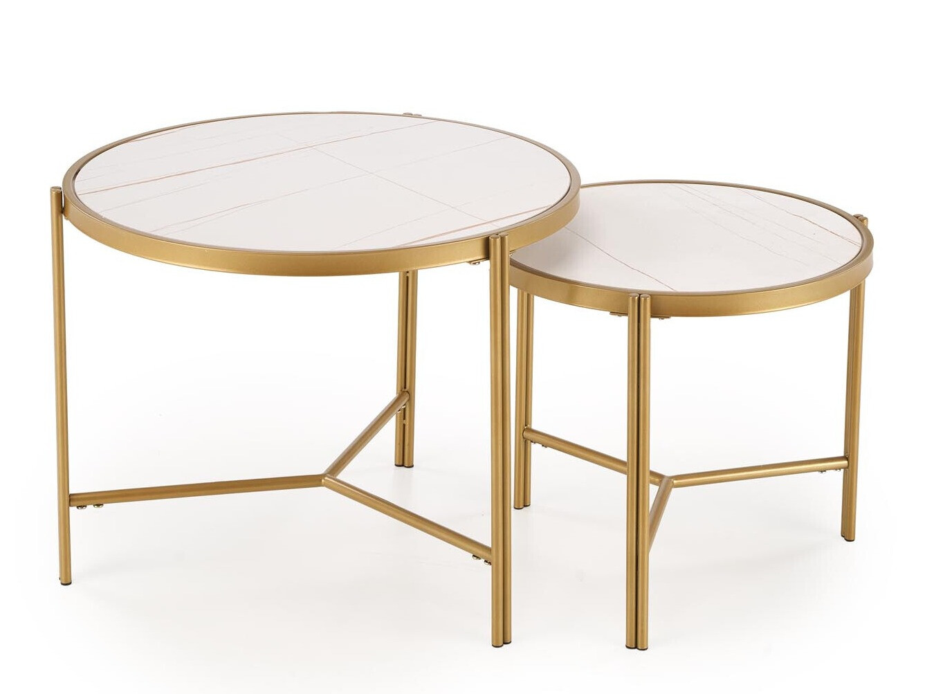 Diivanilaudade komplekt Houston 1867 (Valge marmor)