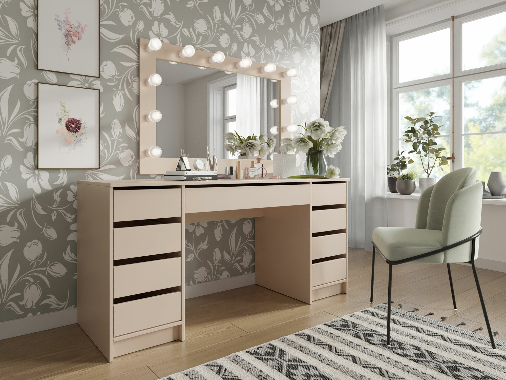 Kirjutuslaud Comfivo 401 (Beež)