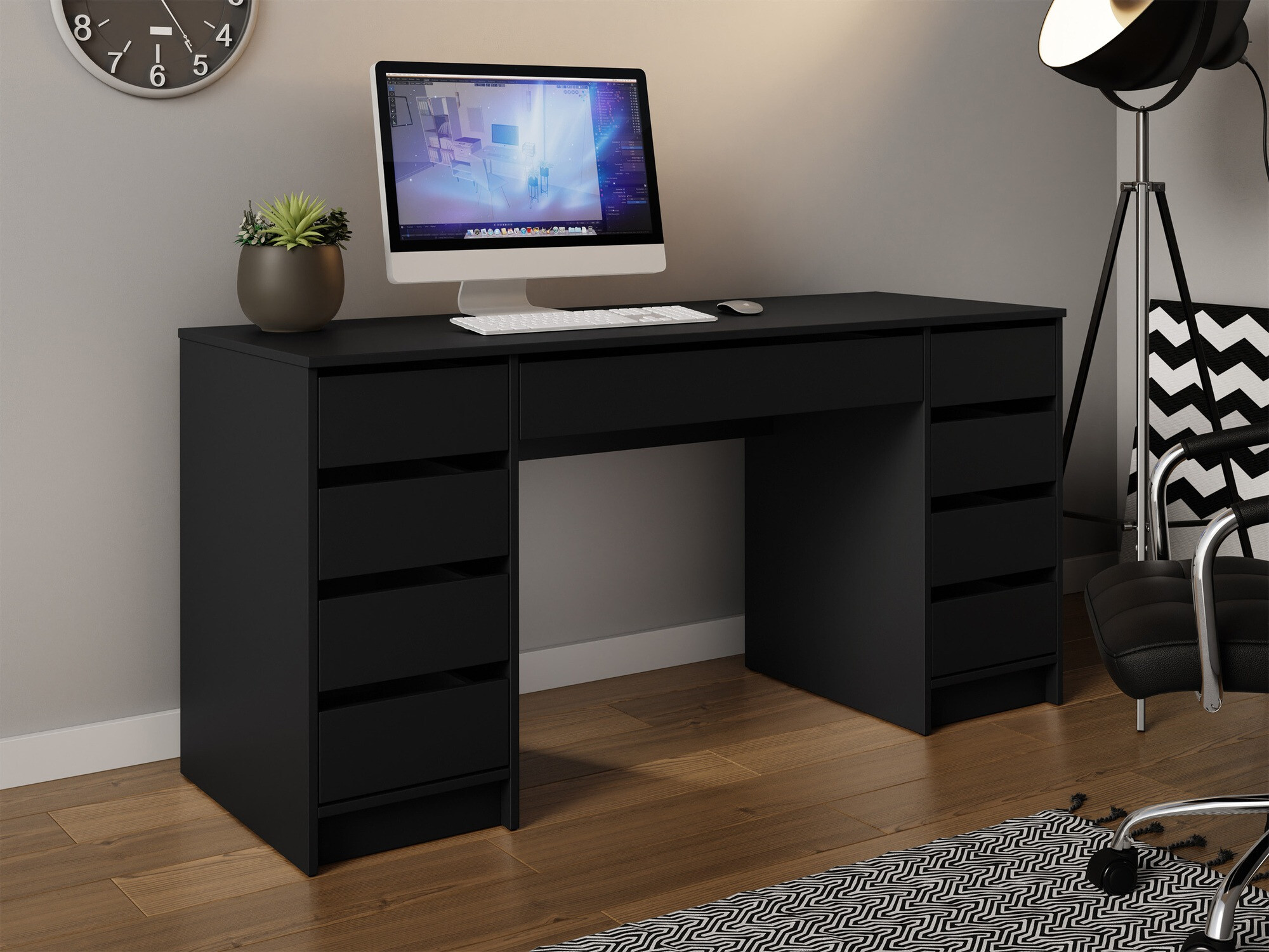 Kirjutuslaud Comfivo 401 (Must)